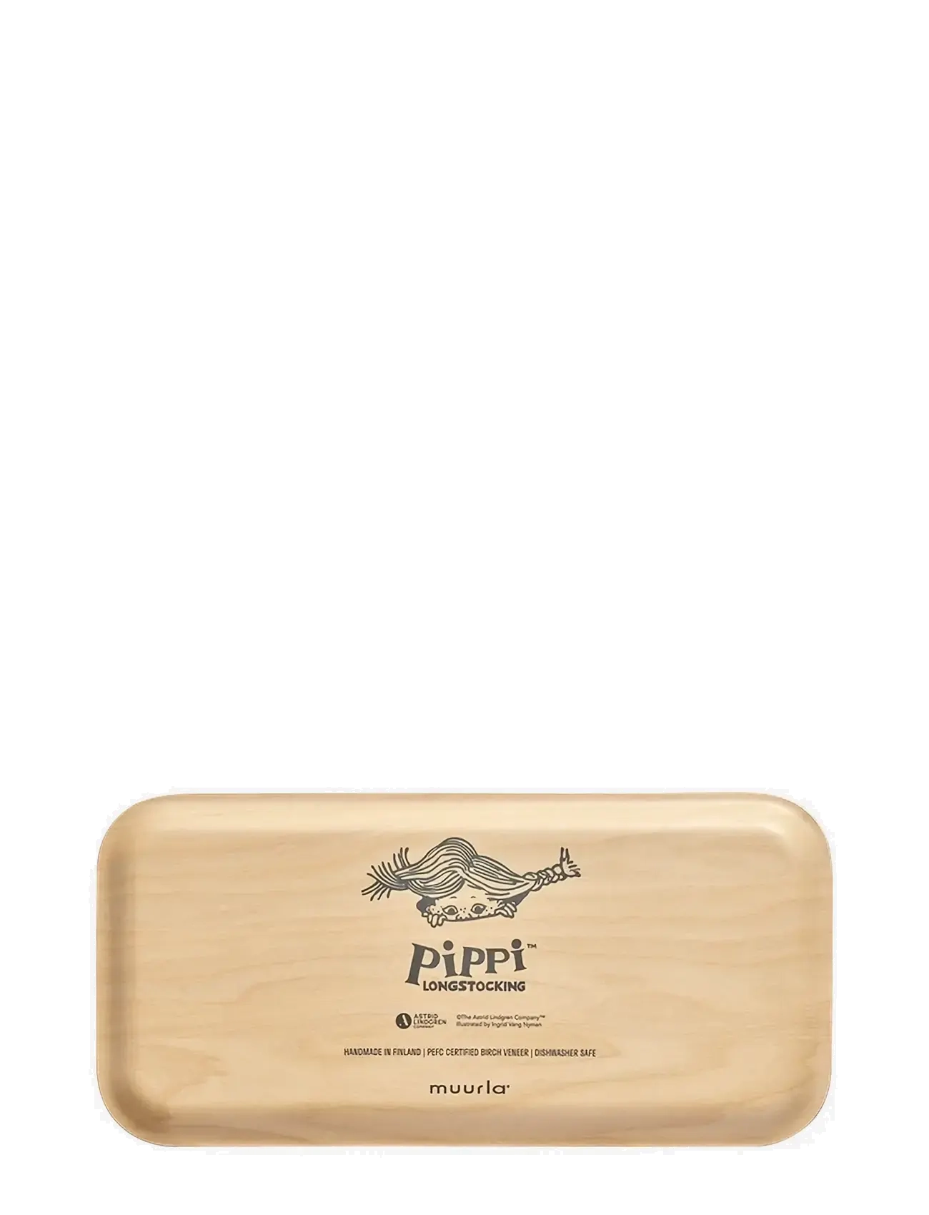 Muurla - Tray 27x13cm Hoppsansa - laveste priser - white - 1
