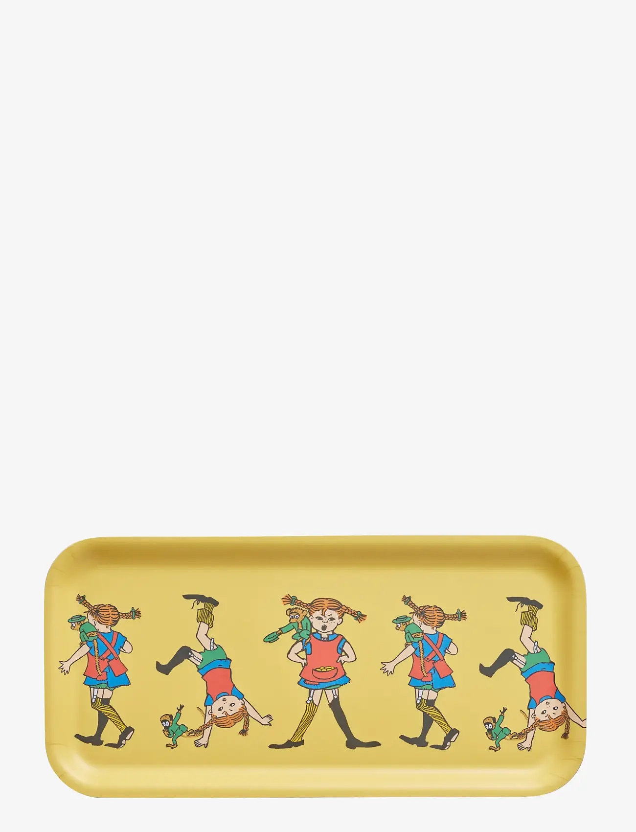 Muurla - Tray 27x13cm Pippi Longstocking - cooking - yellow - 1