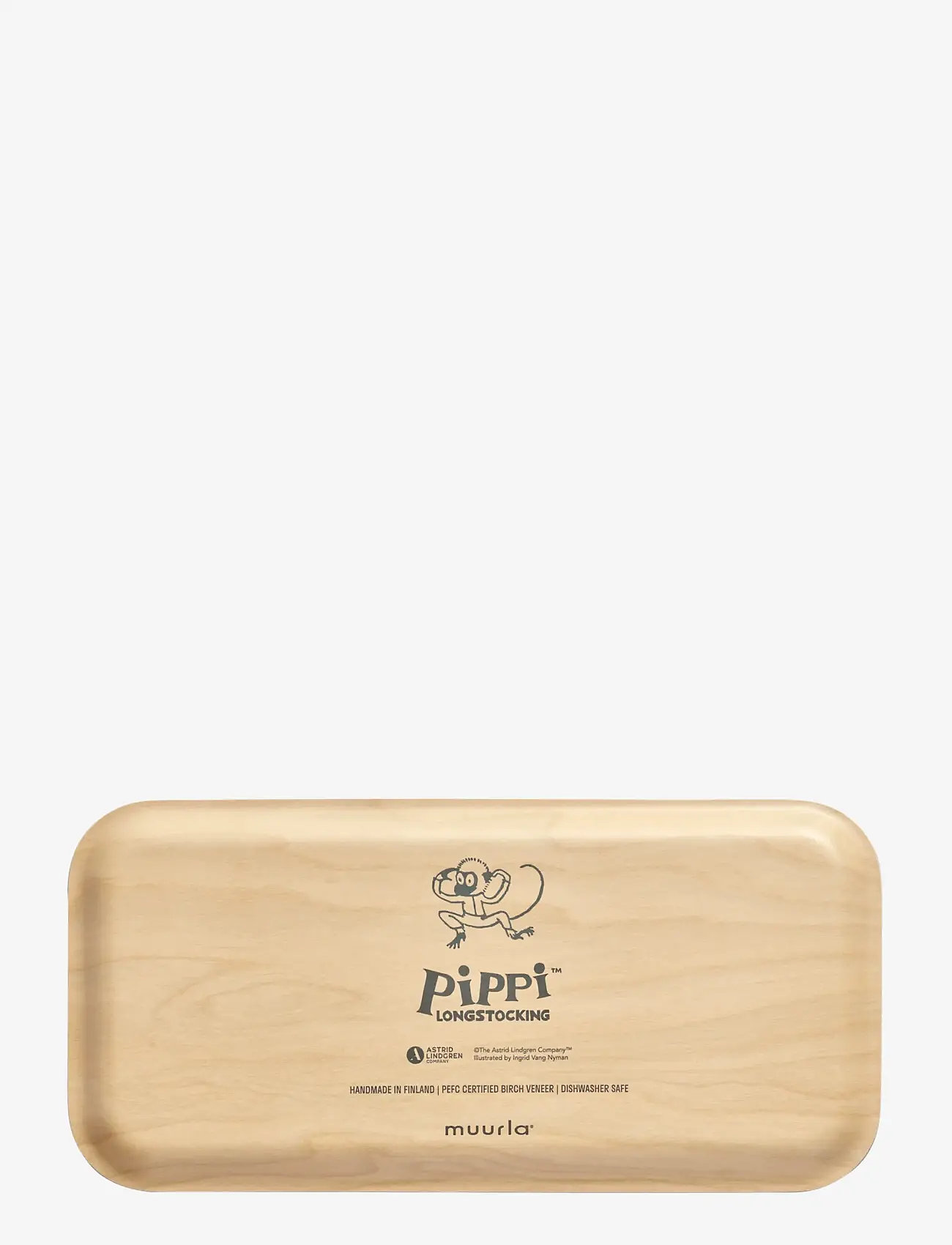 Muurla - Tray 27x13cm Pippi Longstocking - cooking - yellow - 2