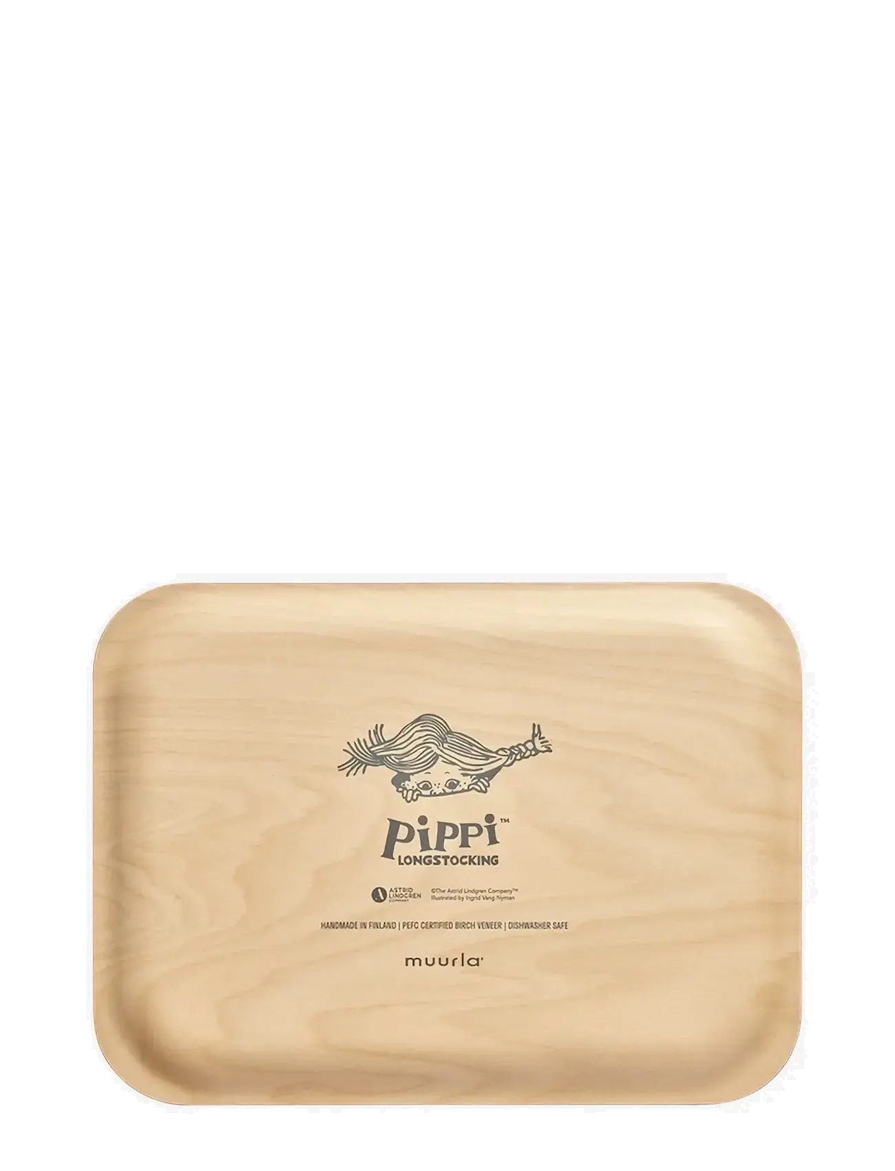 Fifi Brindacier - Tray 27x20cm Pippi and the Horse - cuisine - pink - 1