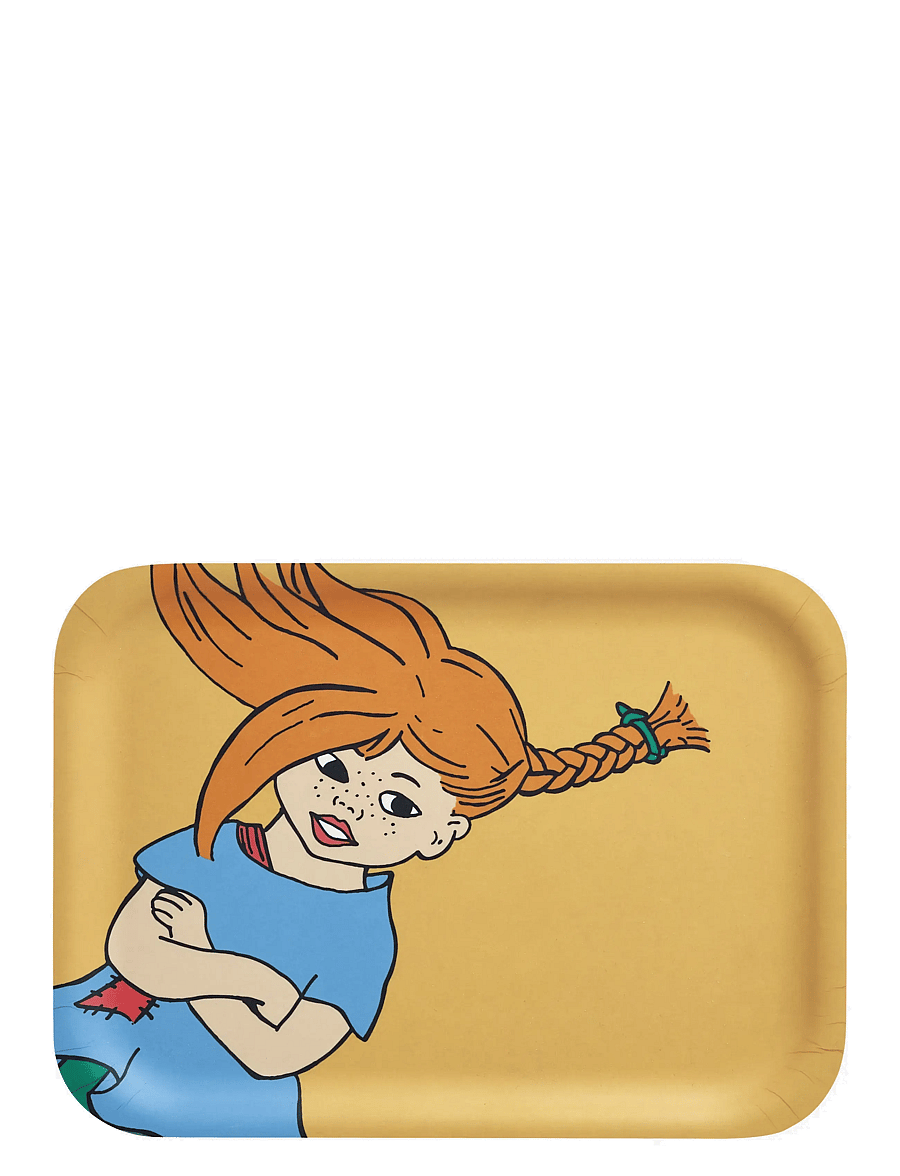 Pipi Pikksukk - Pippi tray 27x20cm The Strongest Girl in the World - kokkamine - yellow - 0