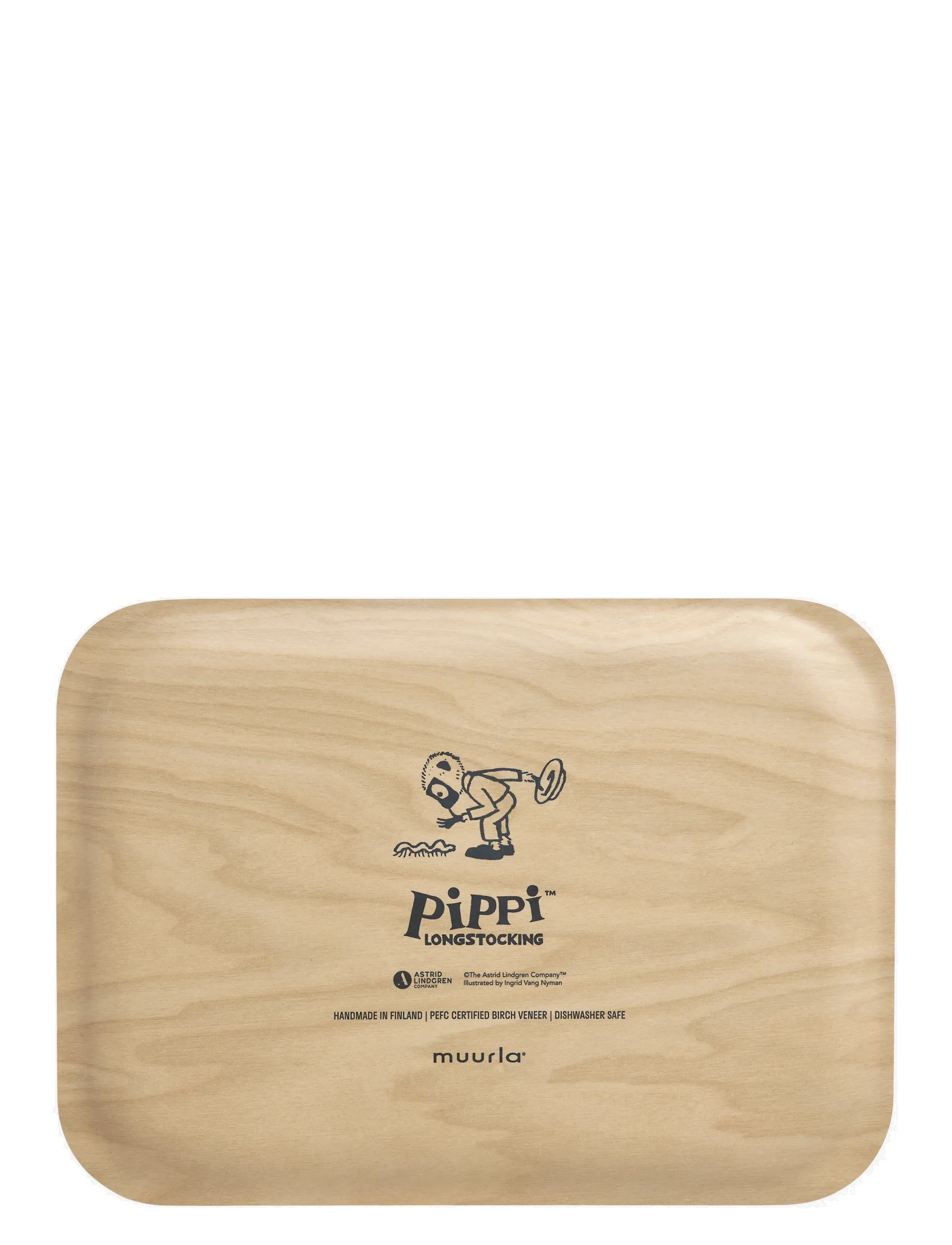 Pipi Pikksukk - Pippi tray 27x20cm The Strongest Girl in the World - kokkamine - yellow - 1