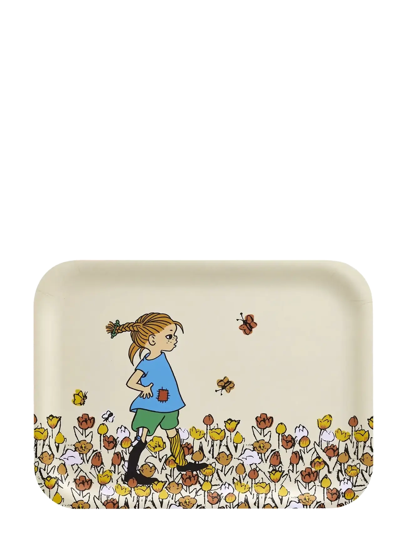 Muurla Pippi-Underlag Be More Pippi 27X20 Cm, Bakke, Creme, Str: 27X20CM