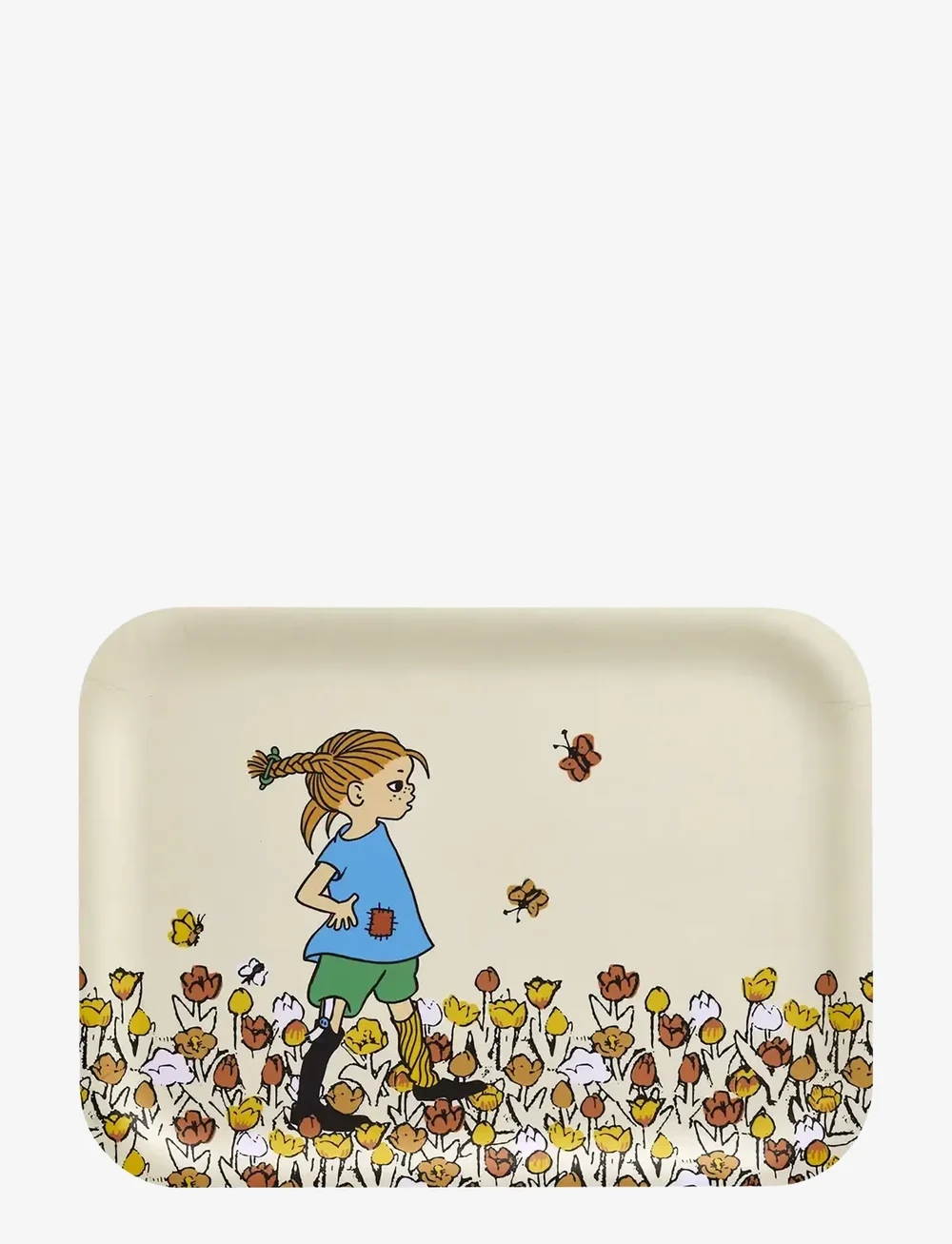 Muurla - Pippi tray BE MORE PIPPI 27x20cm - gatavošana - beige - 0