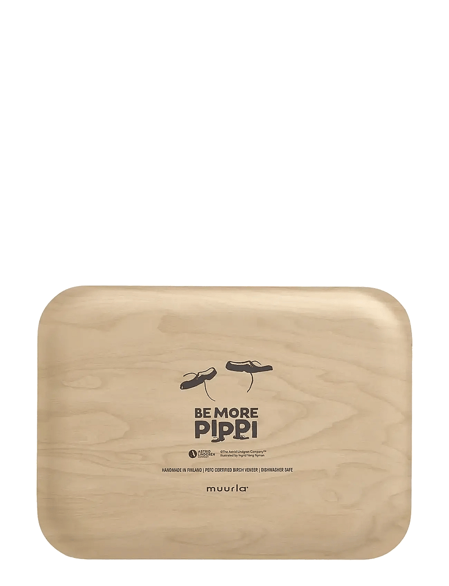 Muurla - Pippi tray BE MORE PIPPI 27x20cm - kochen - beige - 2