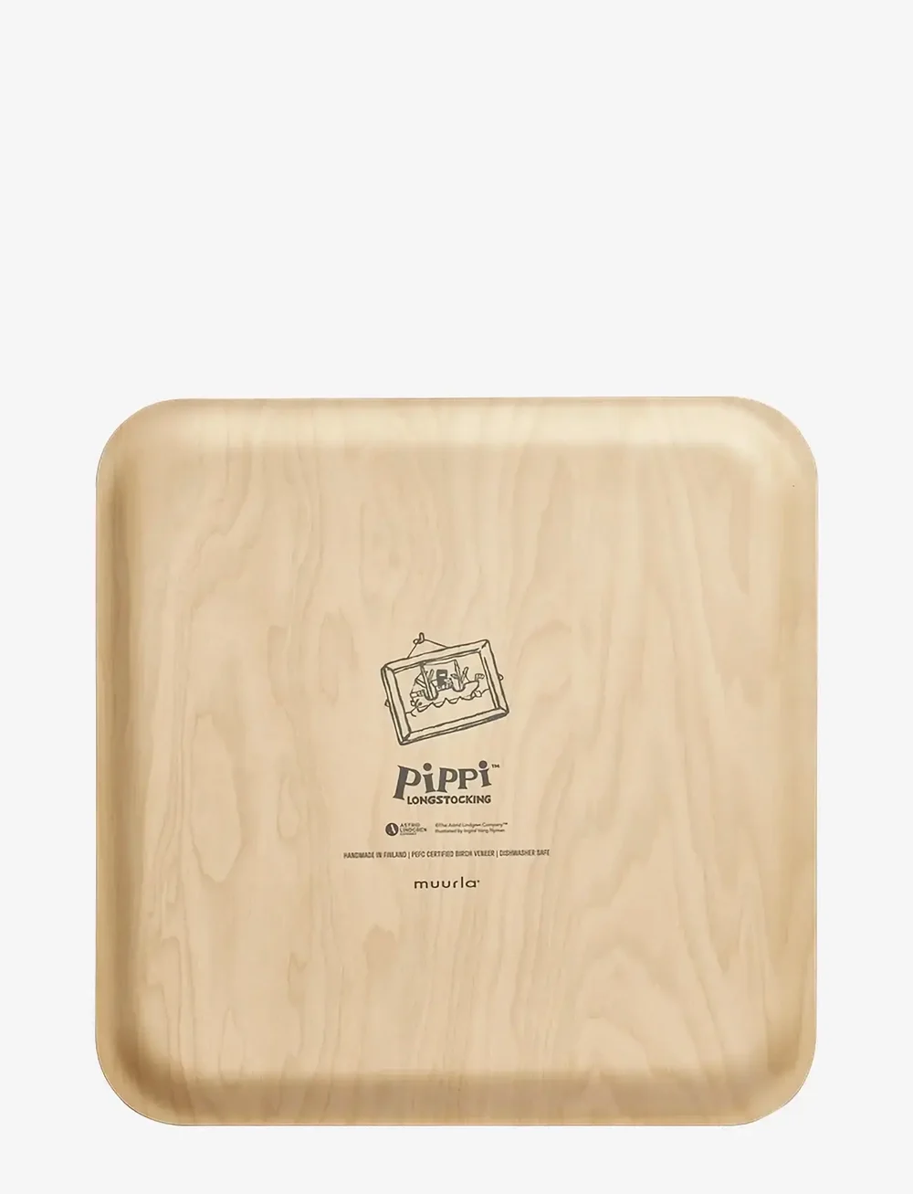 „Pippi Långstrump“ - Tray 33x33cm Pancakes - virimo reikmenys - white - 1