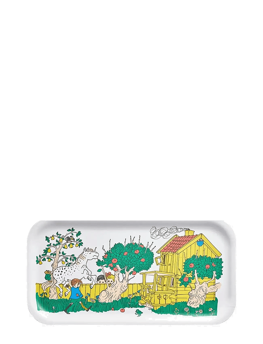 Pippi Langstrumpf - Tray 43x22cm The Way Home - kochen - white - 1