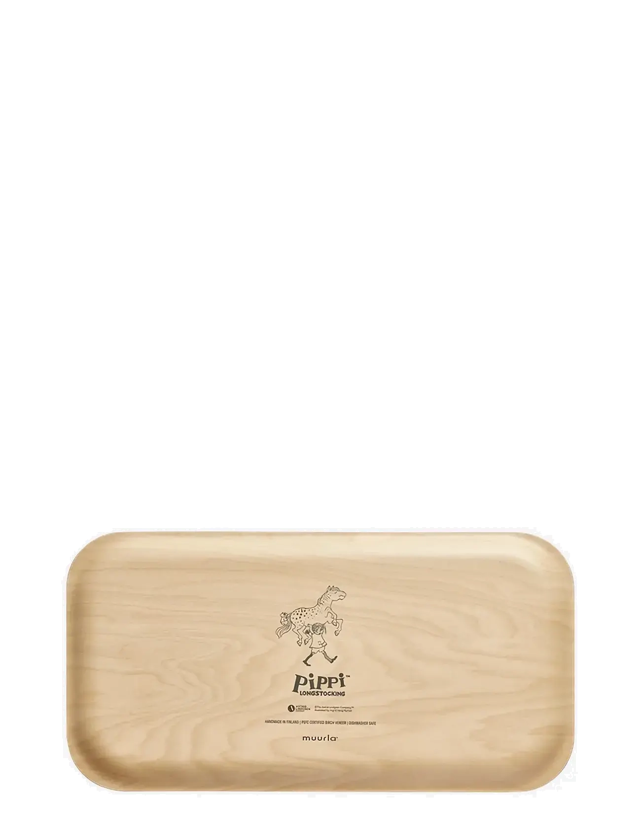 Pippi Longstocking - Tray 43x22cm The Way Home - cooking - white - 2