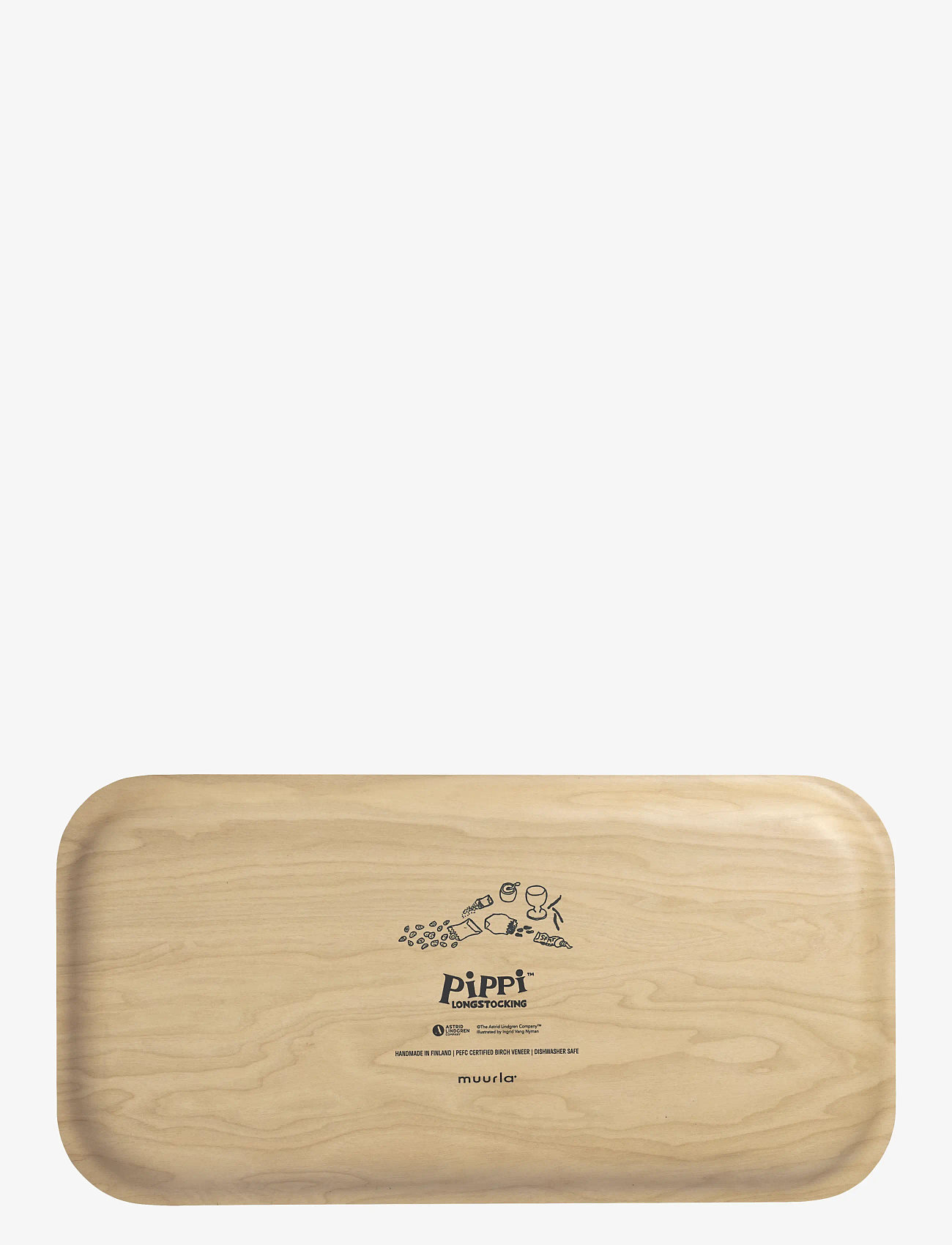 „Pippi Långstrump“ - Pippi tray 43x22cm Baking - virimo reikmenys - beige - 1