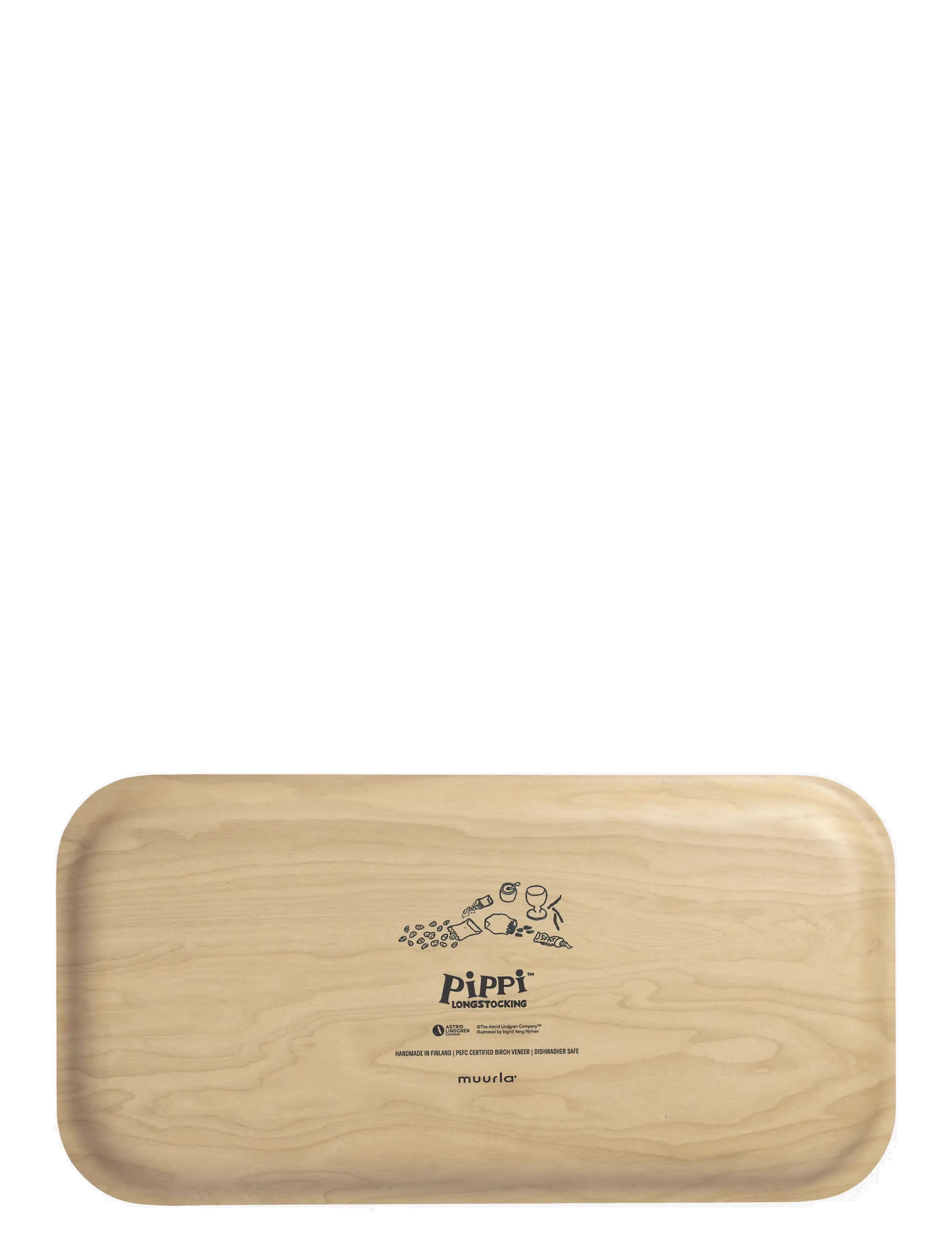 Fifi Brindacier - Pippi tray 43x22cm Baking - cuisine - beige - 1