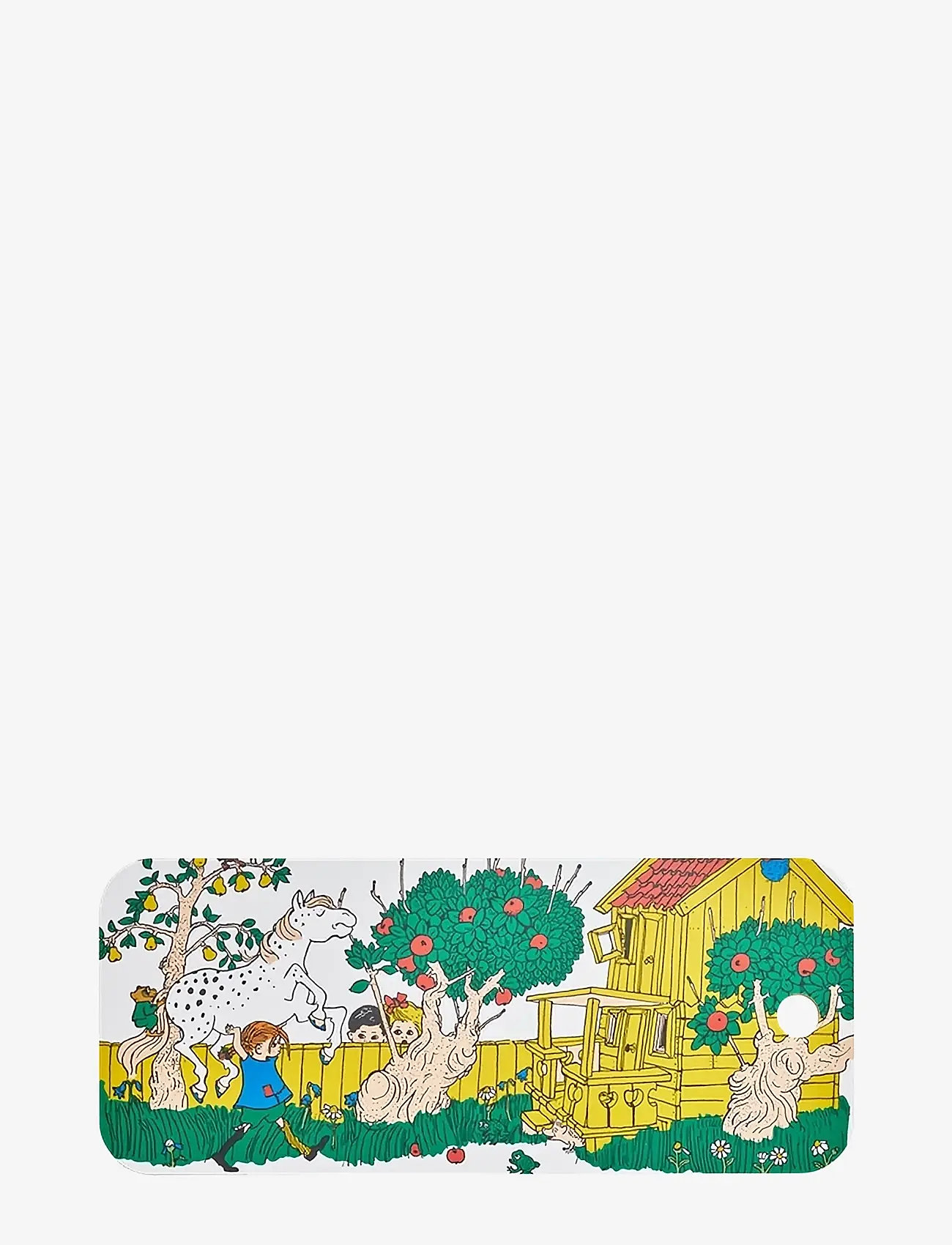 Pippi Långstrump - Skär&Serveringsbräda 18x44cm Vägen hem - matlagning - white - 0