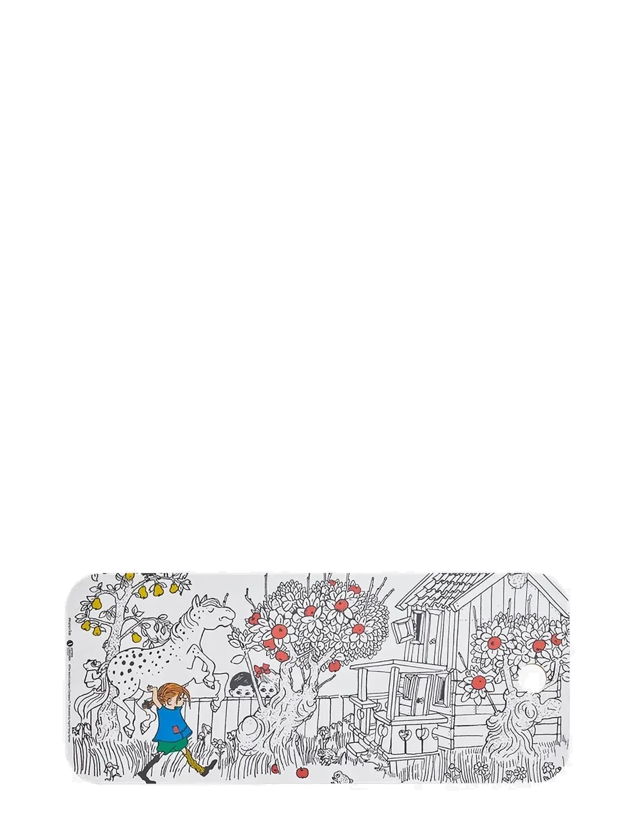 Pippi Langstrumpf - Chop&Serve board 18x44cm The Way Home - kochen - white - 1