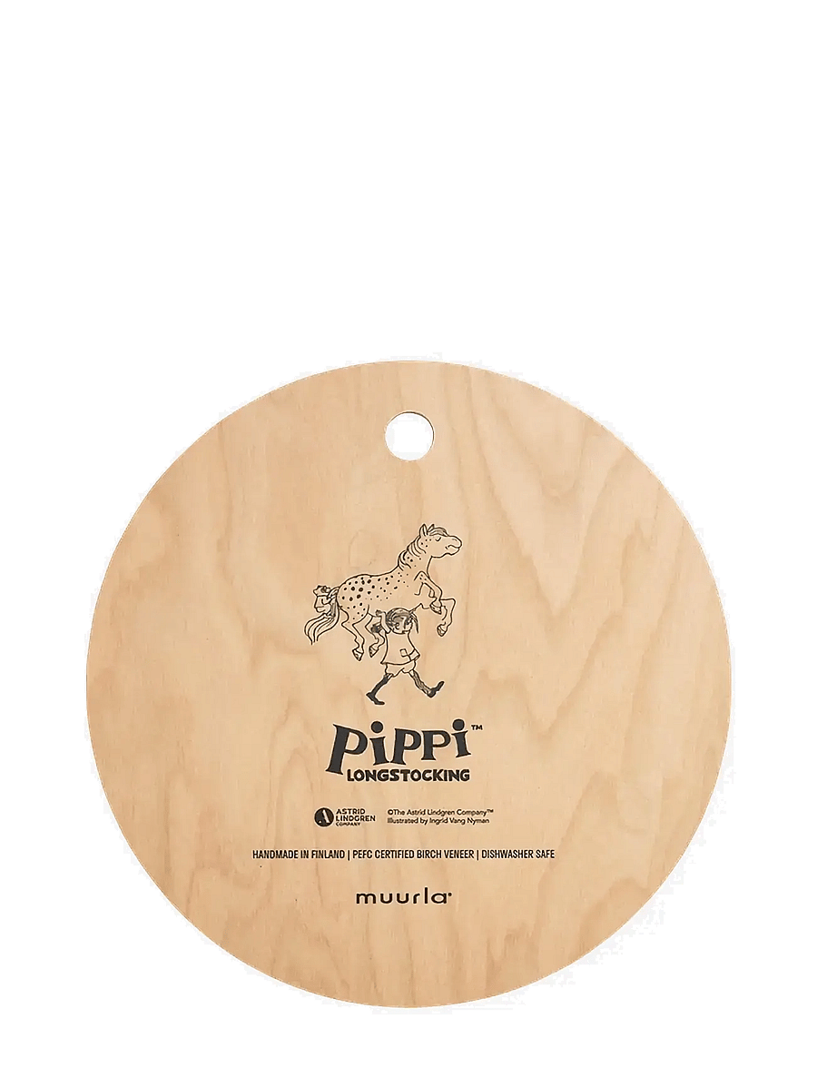 Pippi Langstrømpe - Underlag 20 cm Veien hjem - matlaging - white - 1