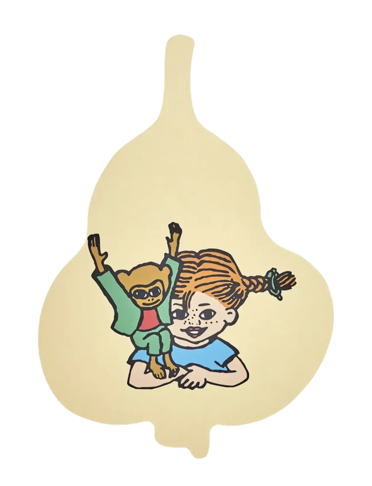 MUURLA Pippi Skære- Og Serveringsbræt »Frugter« 21x30 Cm Patterned - 21X30CM - Kinder