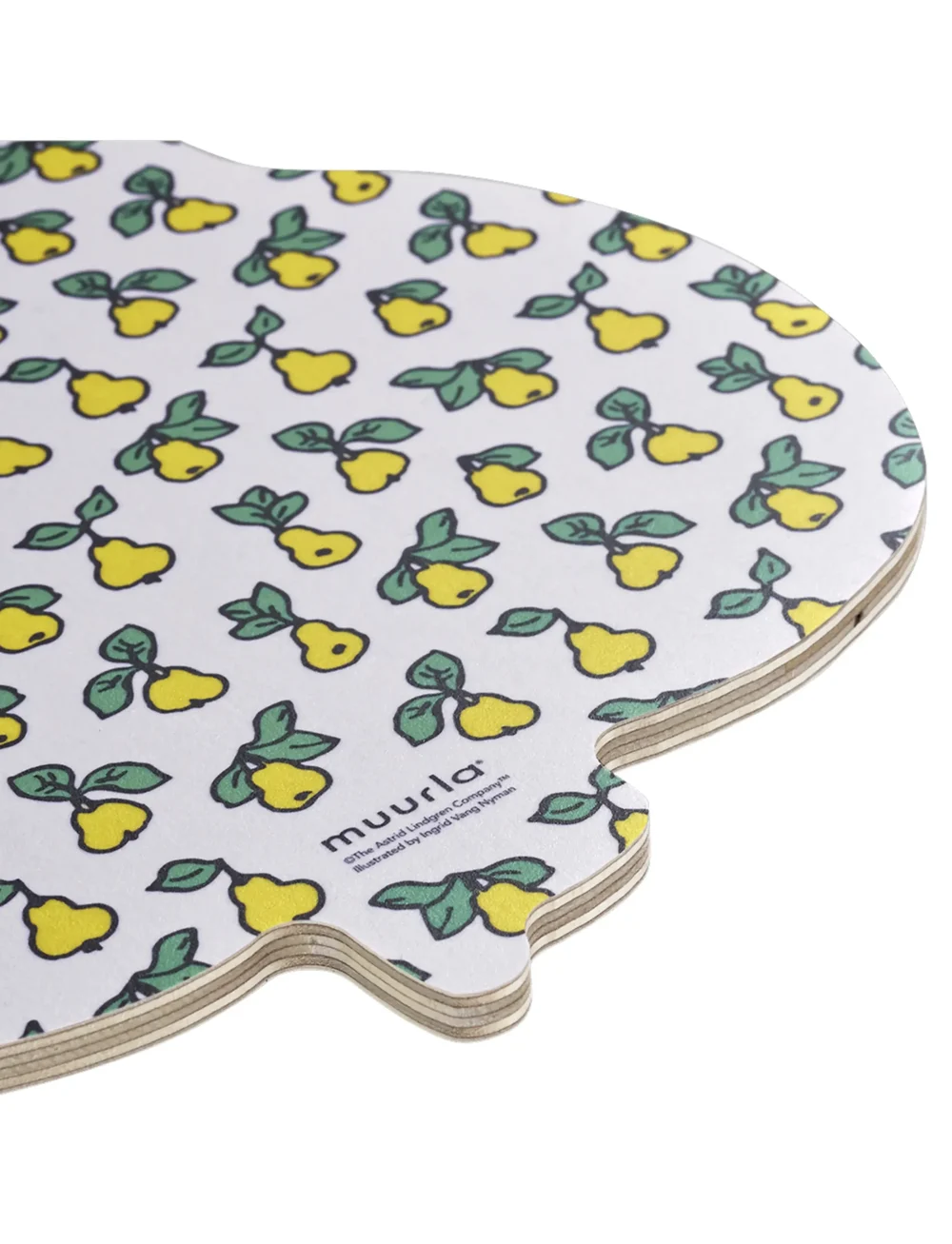 Muurla - Pippi Chop & Serve board Fruits 21x30cm - madlavning - yellow/pink - 4