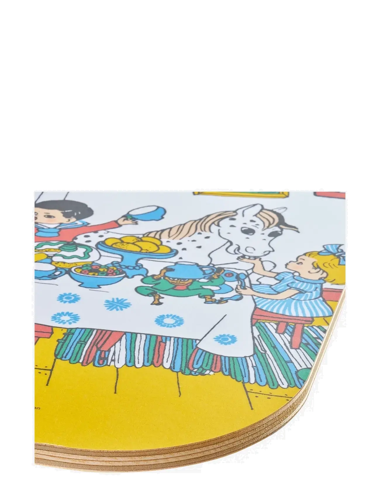 Pippi Langstrumpf - Chop&Serve board 25x32cm Villa Villekulla - kochen - yellow - 2
