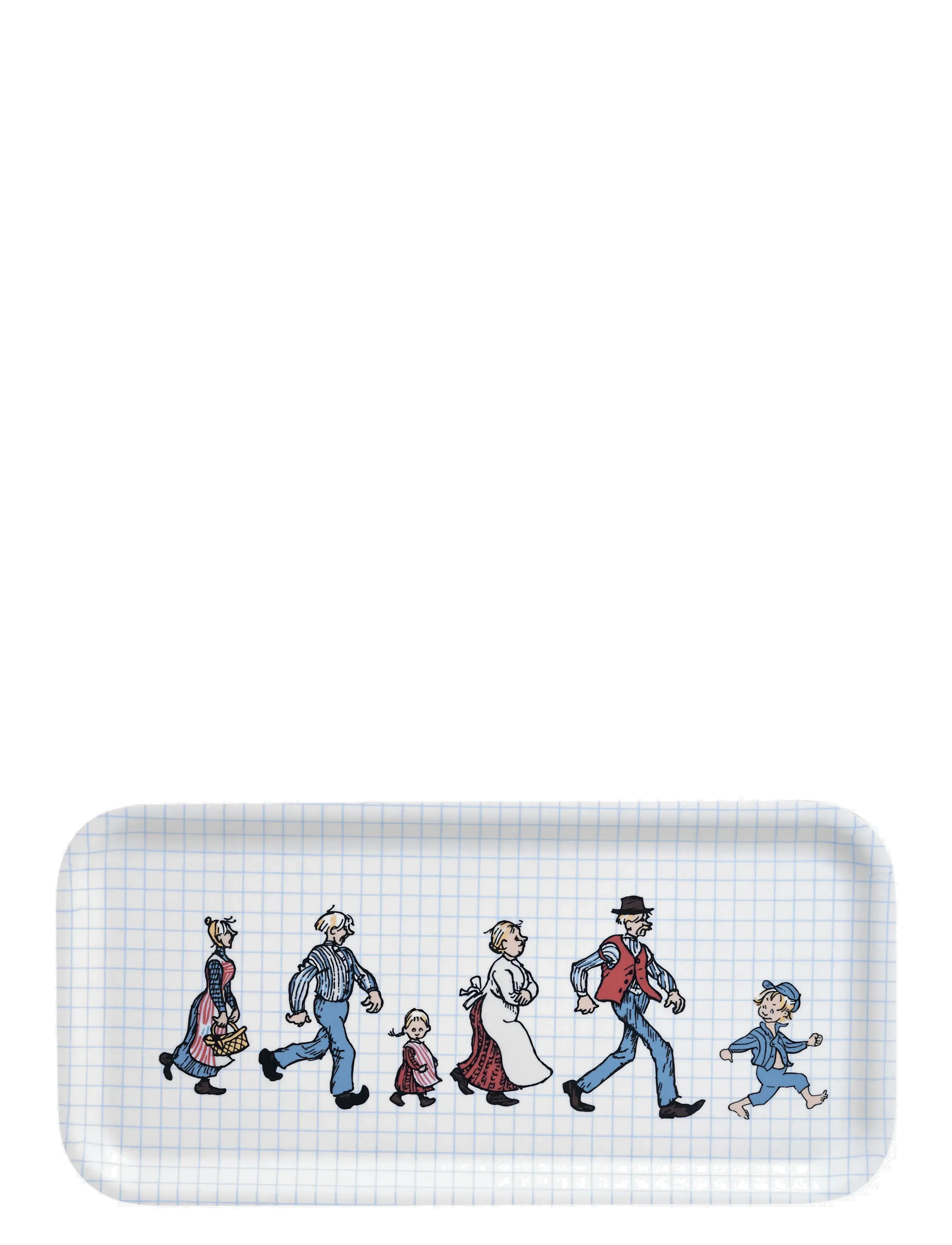 Vahtramäe Emil Emil tray 27x13cm The Katthult Folks - 4 for 3 - WHITE / multi