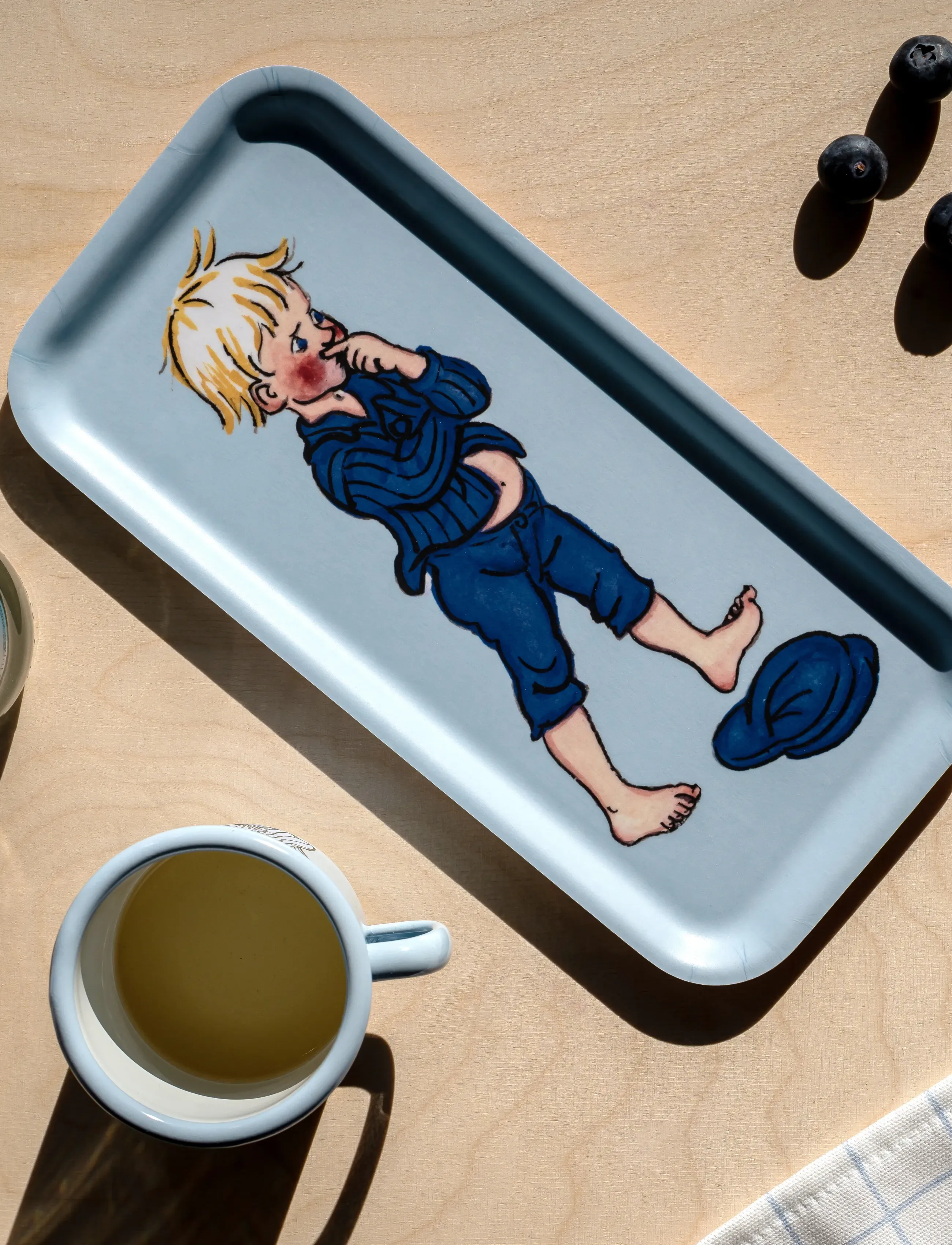 Muurla Emil-Brik Emil 27 X 13 Cm, W27 cm, Baking & Cooking, Blau - Trays, Kinder