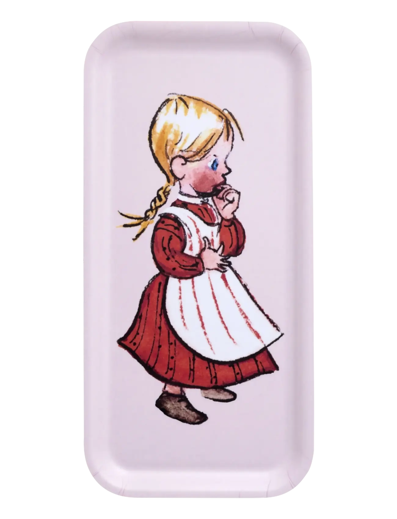 Muurla Emil-Brik Ida 27 X 13 Cm, Bakke, Pink, Str: W27CM