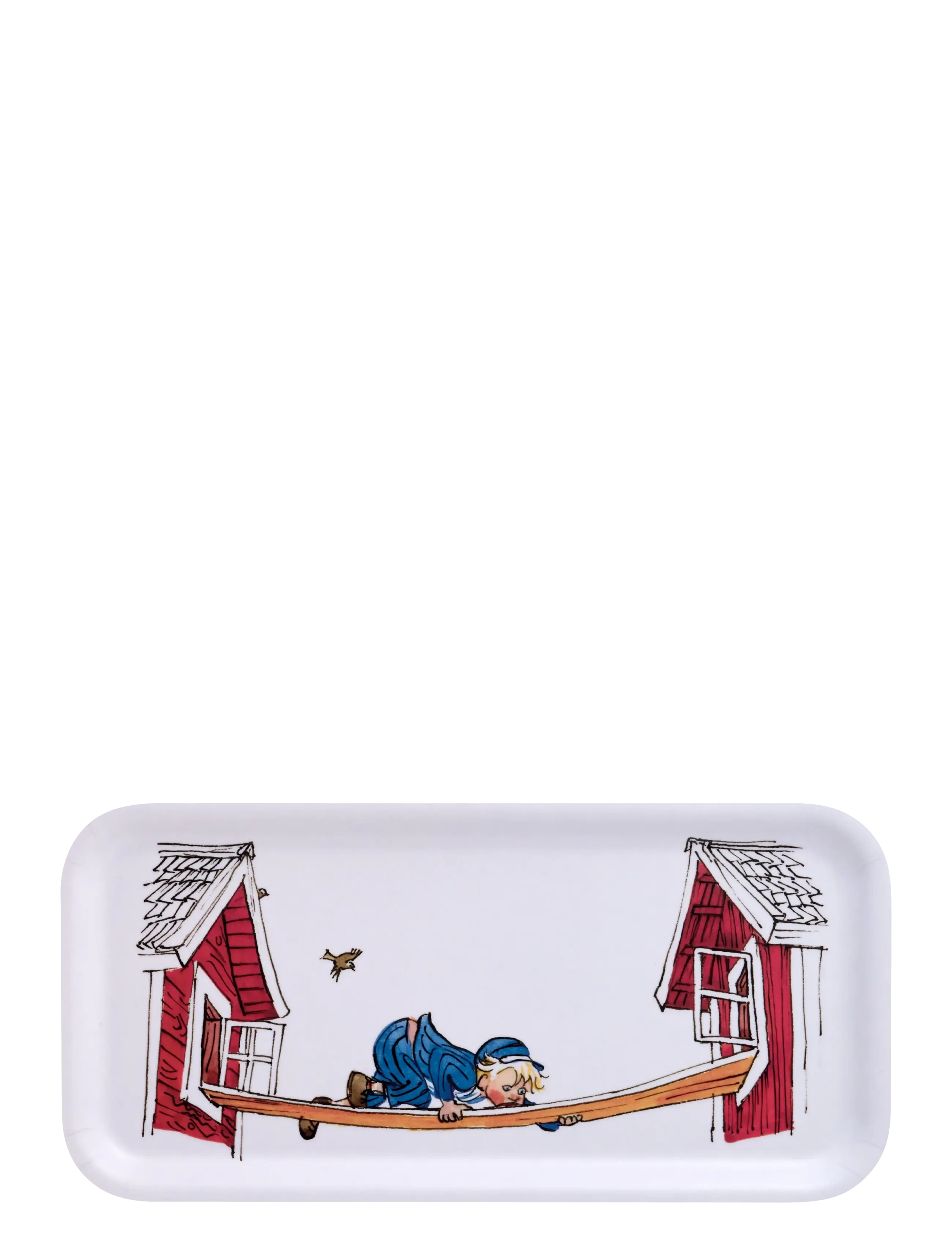 Muurla Emil tray Getaway 27x13cm - Nyheder - WHITE / white