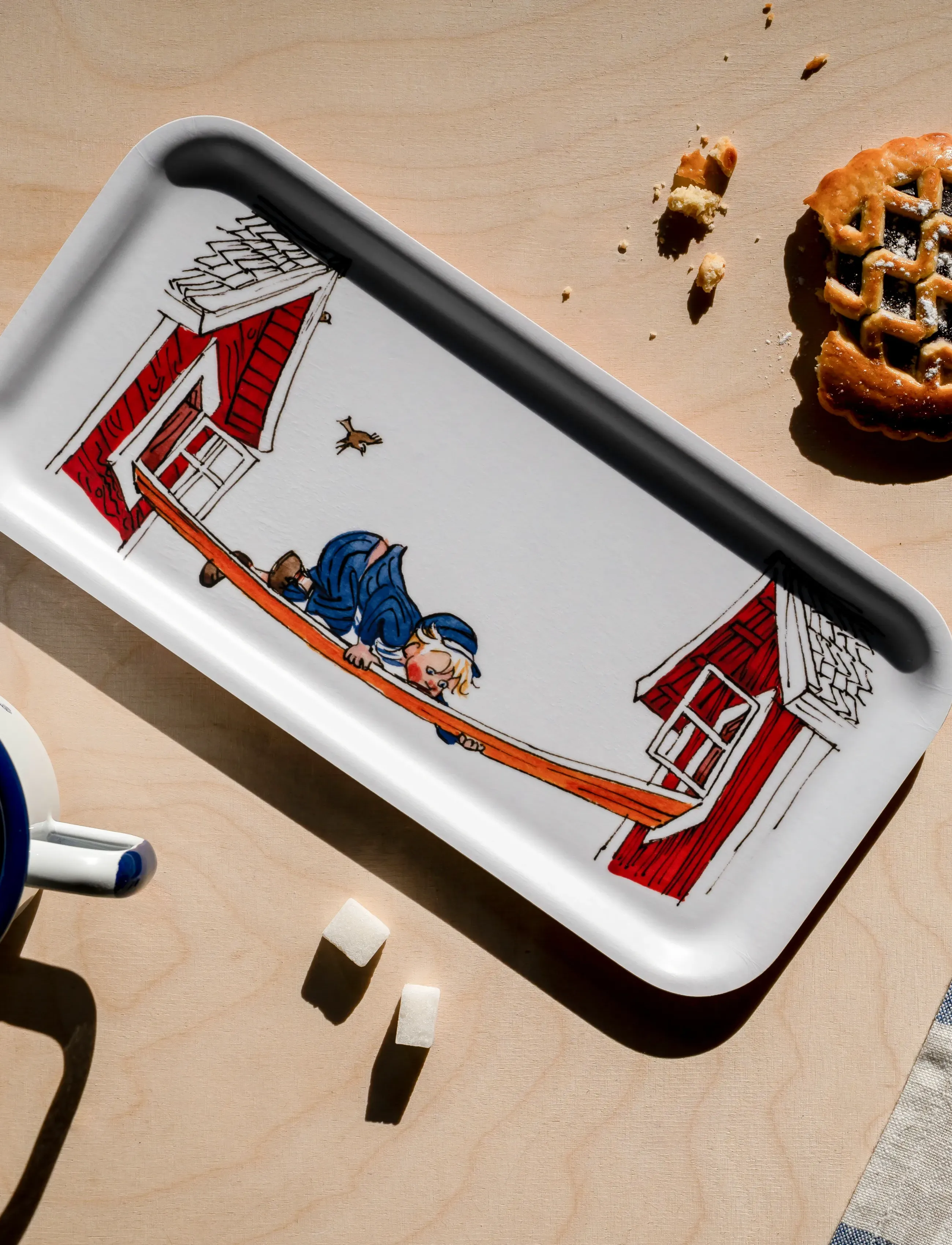 Muurla Emil-Brik »Flykt« 27 X 13 Cm, W27 cm, Baking & Cooking, Weiß - Trays, Kinder