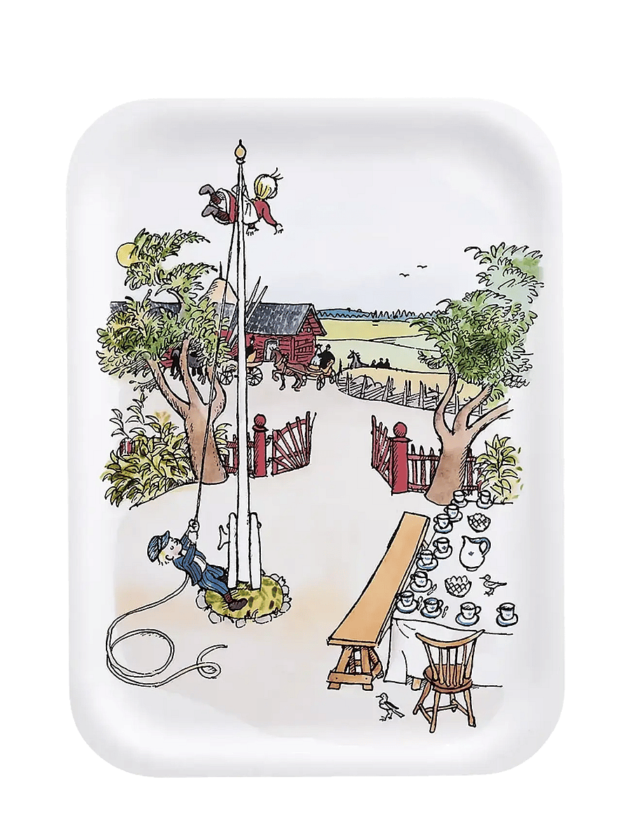 Muurla - Emil tray The Flagpole 27x20cm - madalaimad hinnad - white - 0