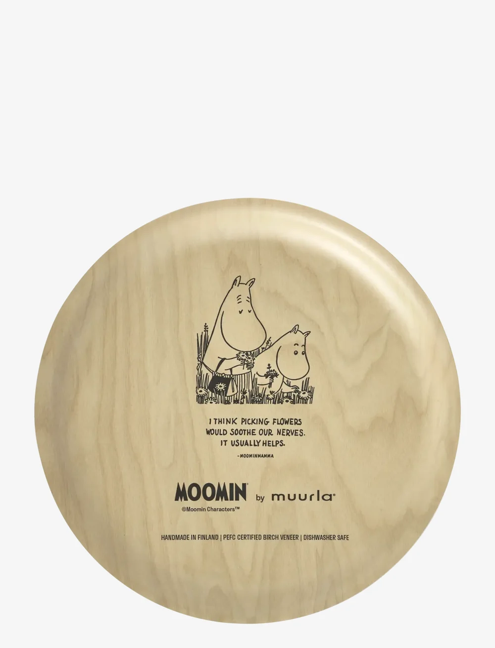 Muurla - Moomin tray Flowers 25cm - toiduvalmistamine - yellow - 1