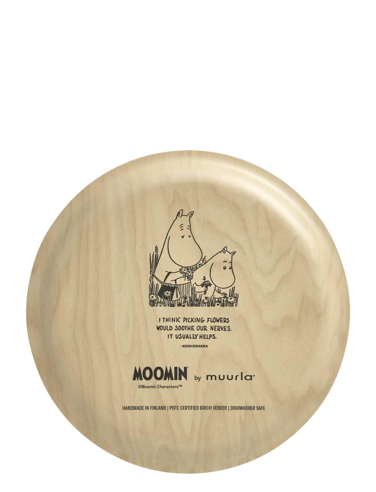 Muurla - Moomin tray Flowers 25cm - kochen - yellow - 2