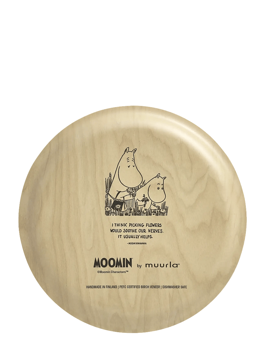 Muurla - Moomin tray Flowers 25cm - kochen - yellow - 2