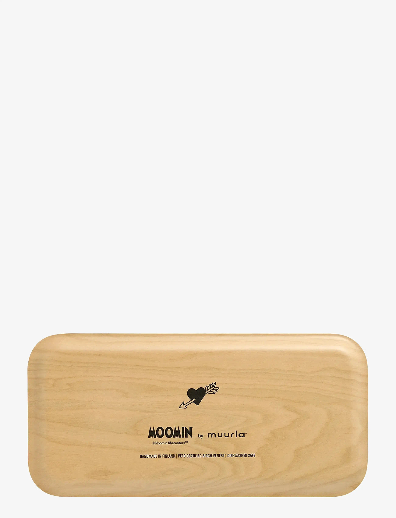 Muurla - Moomin tray Heart 27x13cm - valentinsgaver - pink - 2
