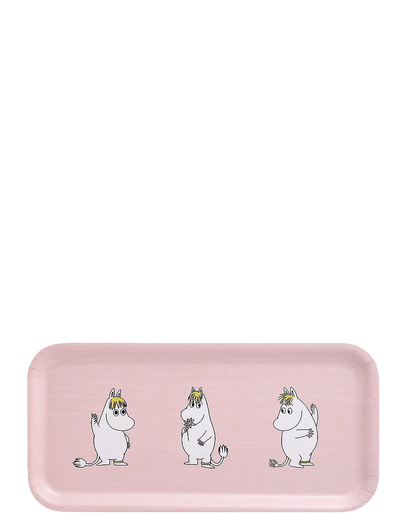 Muurla - Moomin tray Retro Snorkmaiden 27x13cm - kandikud - pink - 0