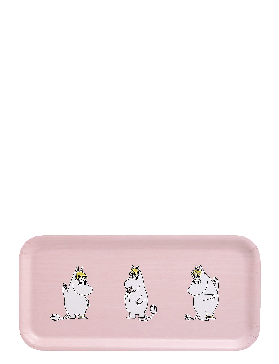 Muurla - Moomin tray Retro Snorkmaiden 27x13cm - kandikud - pink - 1