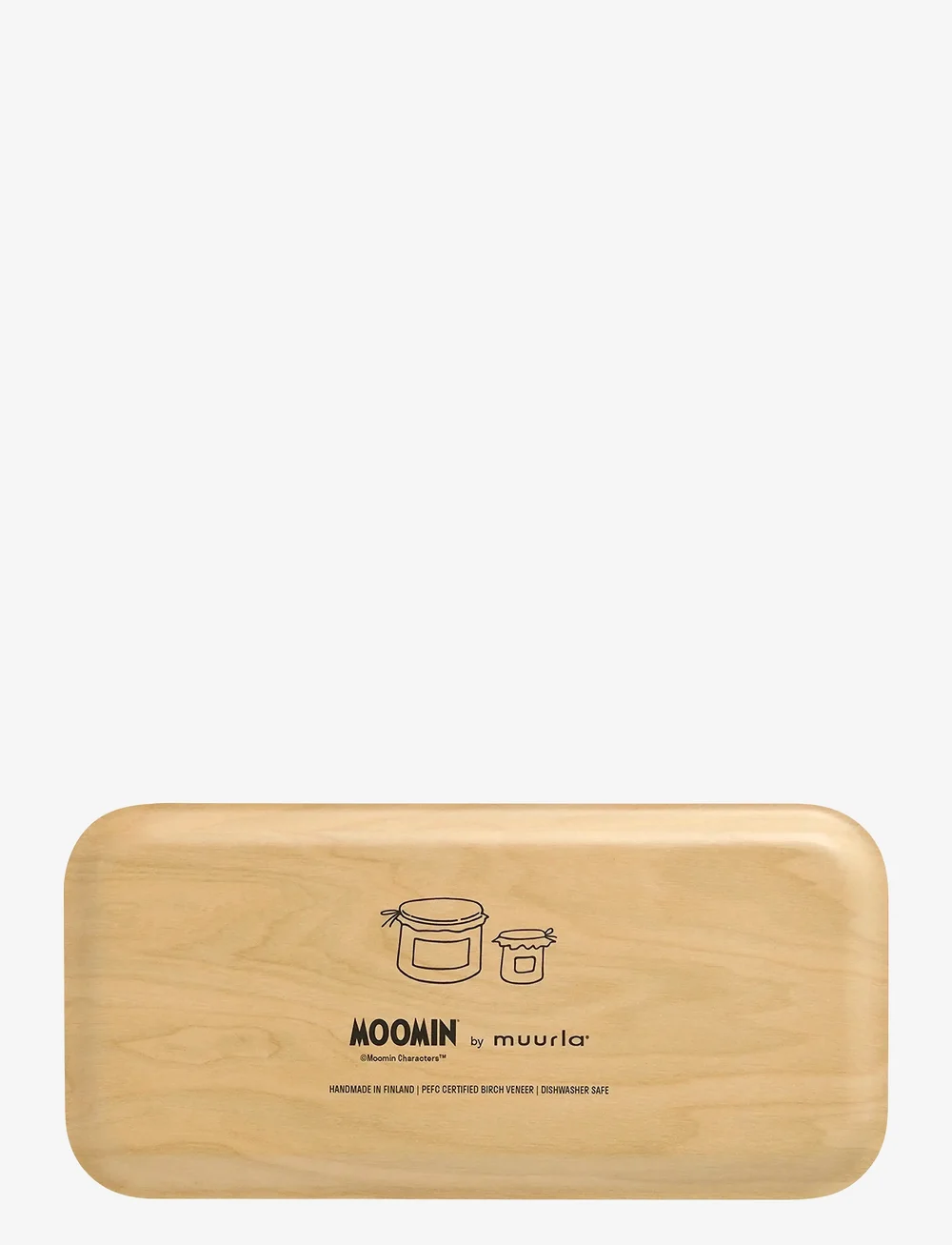 Muurla - Moomin tray Retro Little My 27x13cm - kandikud - yellow - 1