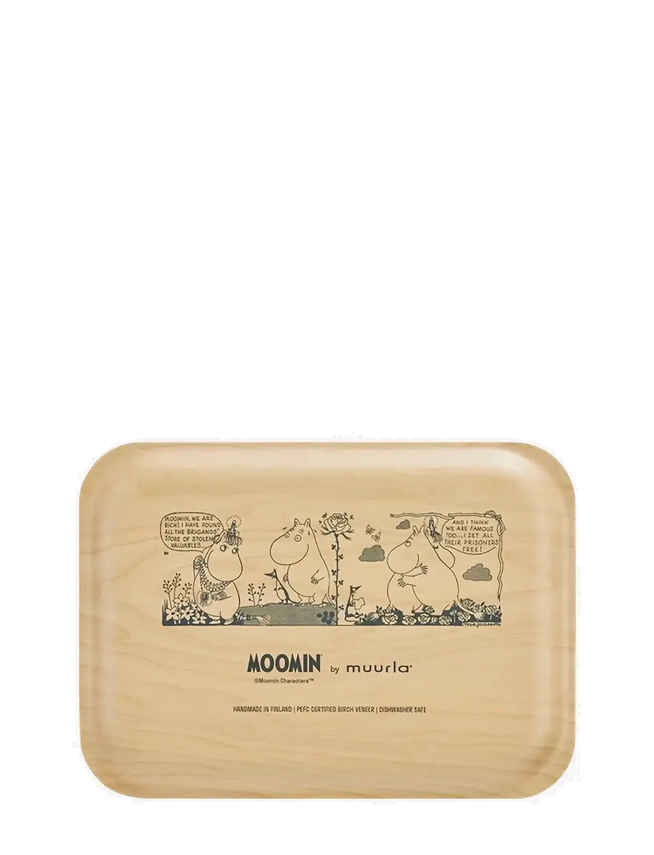MOOMIN - Tray 27x20cm Hug - kochen - pink - 1