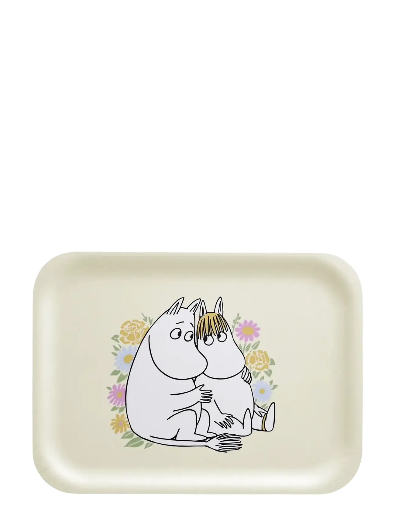 MUURLA Mumitallerken Blomster 27X20 Cm Cream - 27X20CM - Unisex
