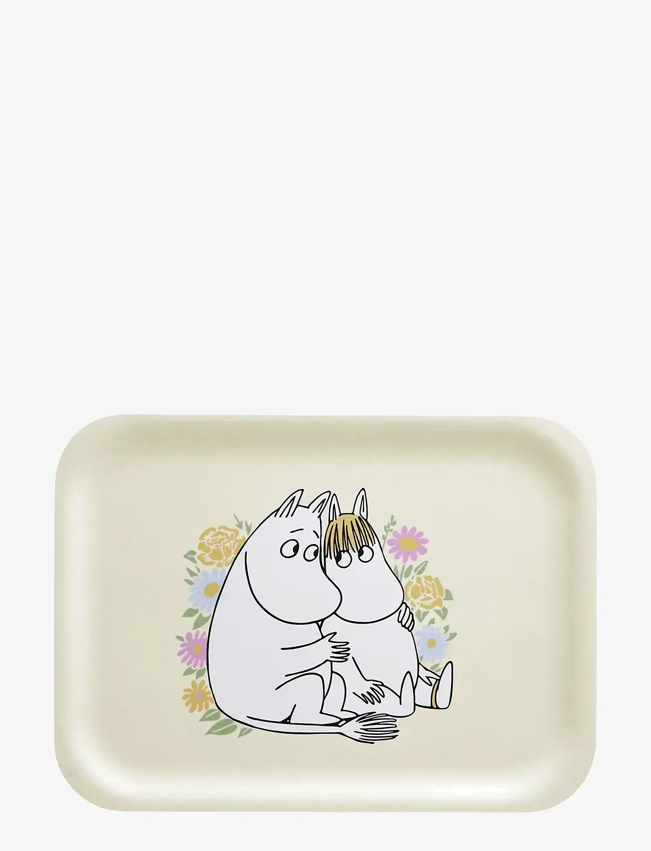 Muurla - Mumin bricka Blommor 27x20cm - matlagning - beige - 0