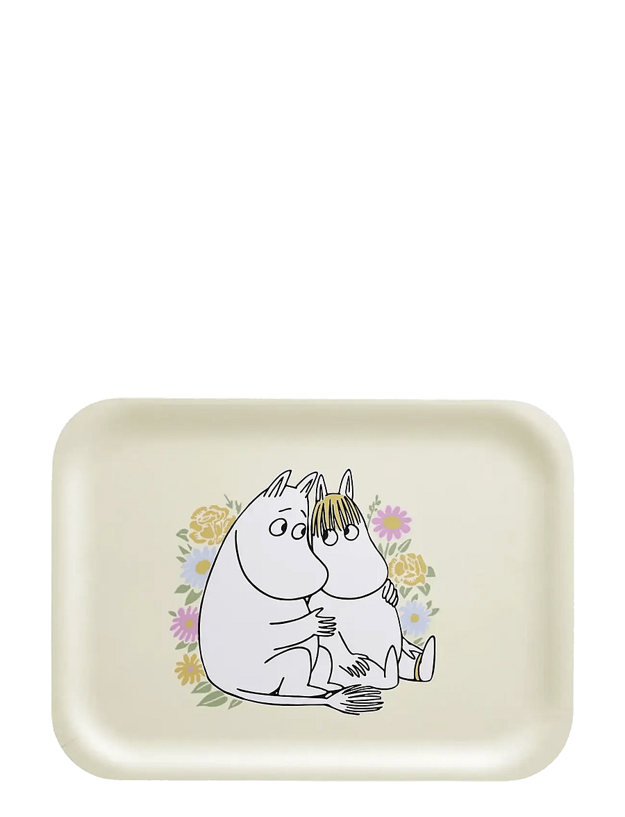 Muurla - Moomin tray Flowers 27x20cm - kochen - beige - 1
