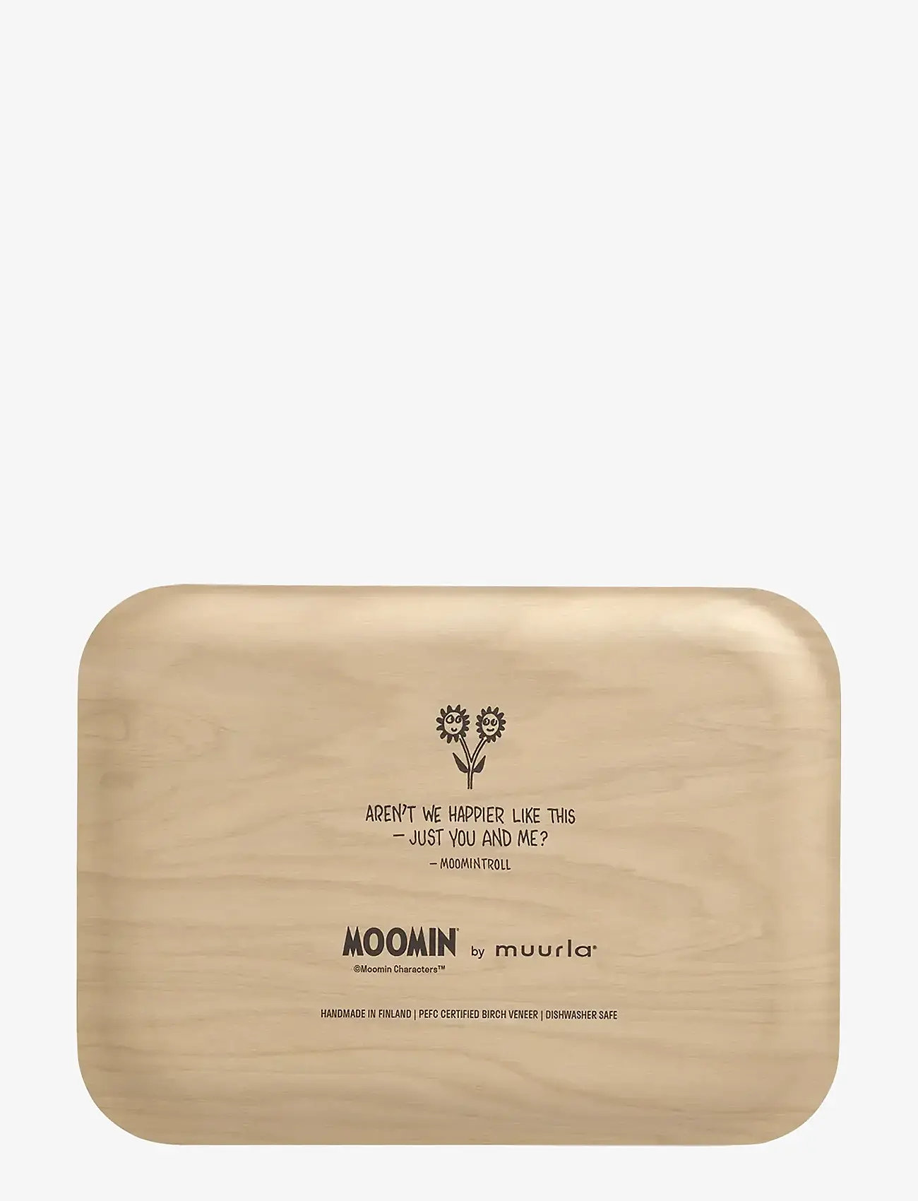 Muurla - Mumin bricka Blommor 27x20cm - matlagning - beige - 1