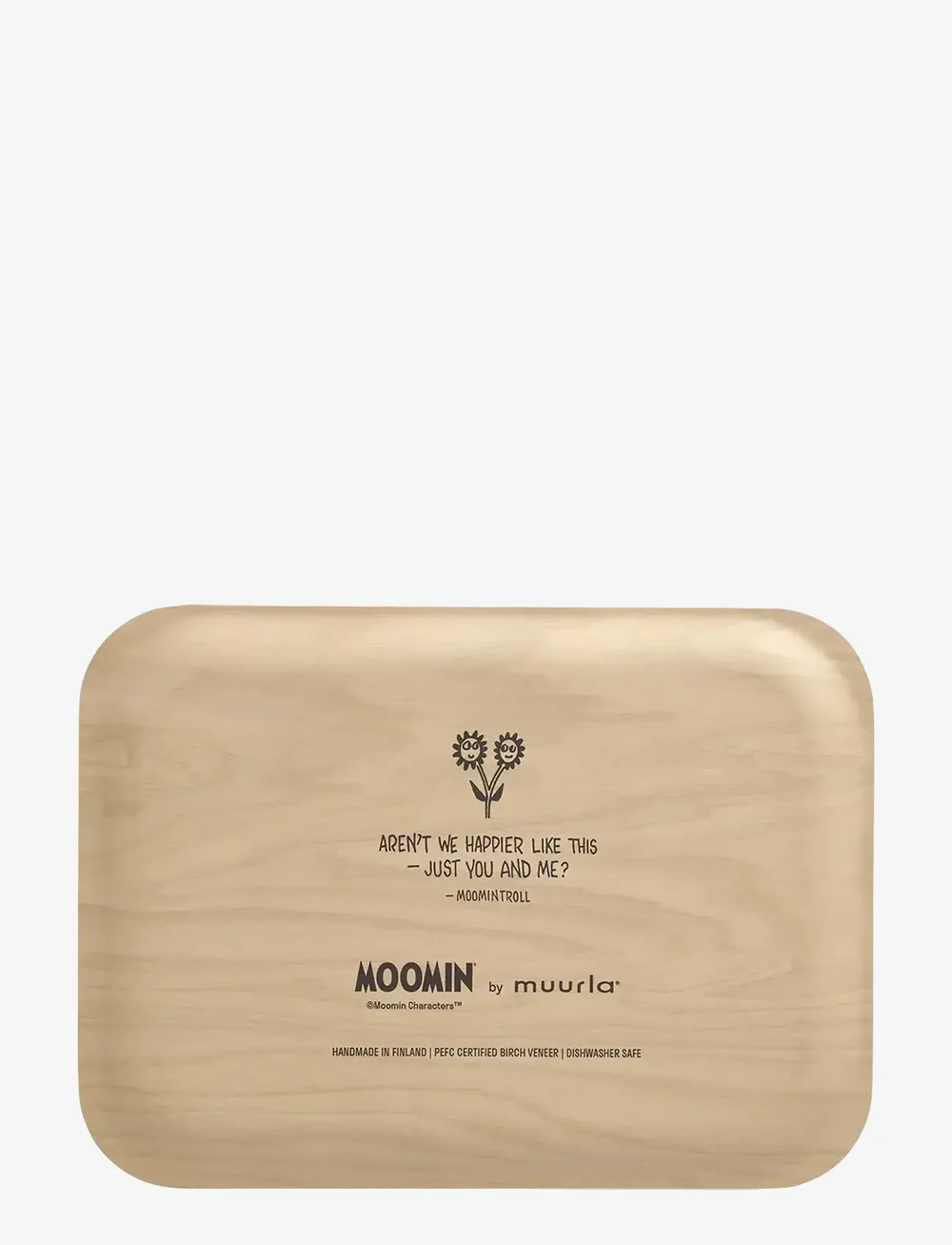 Muurla - Moomin tray Flowers 27x20cm - kochen - beige - 1