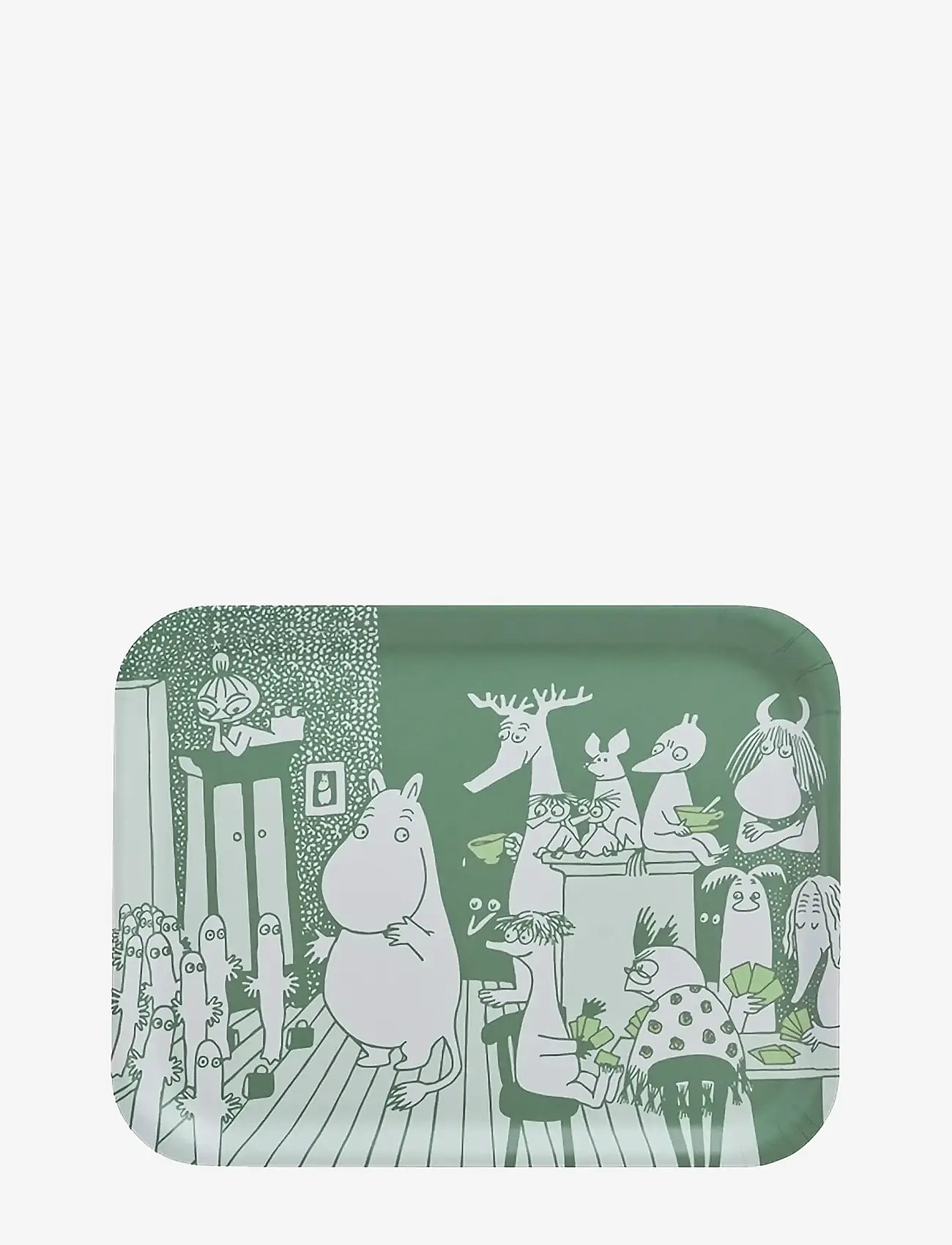 MOOMIN - Tray 36x28cm Room for All - kochen - green - 0