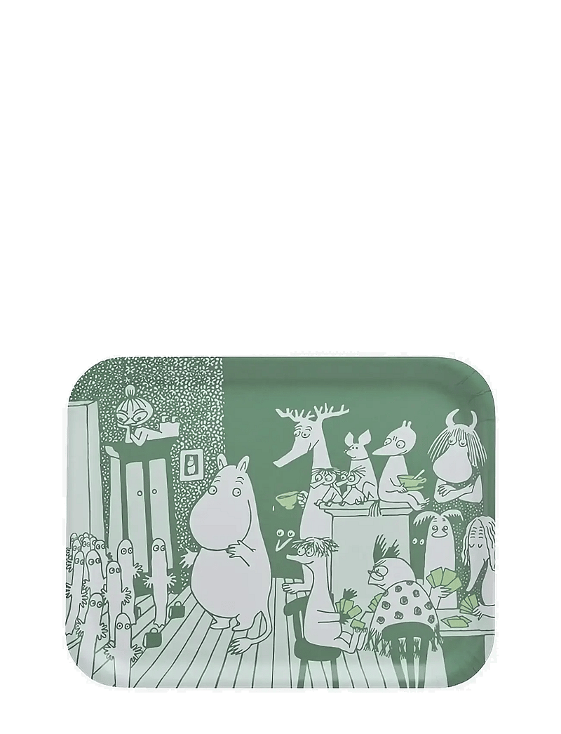 MOOMIN - Tray 36x28cm Room for All - kochen - green - 0