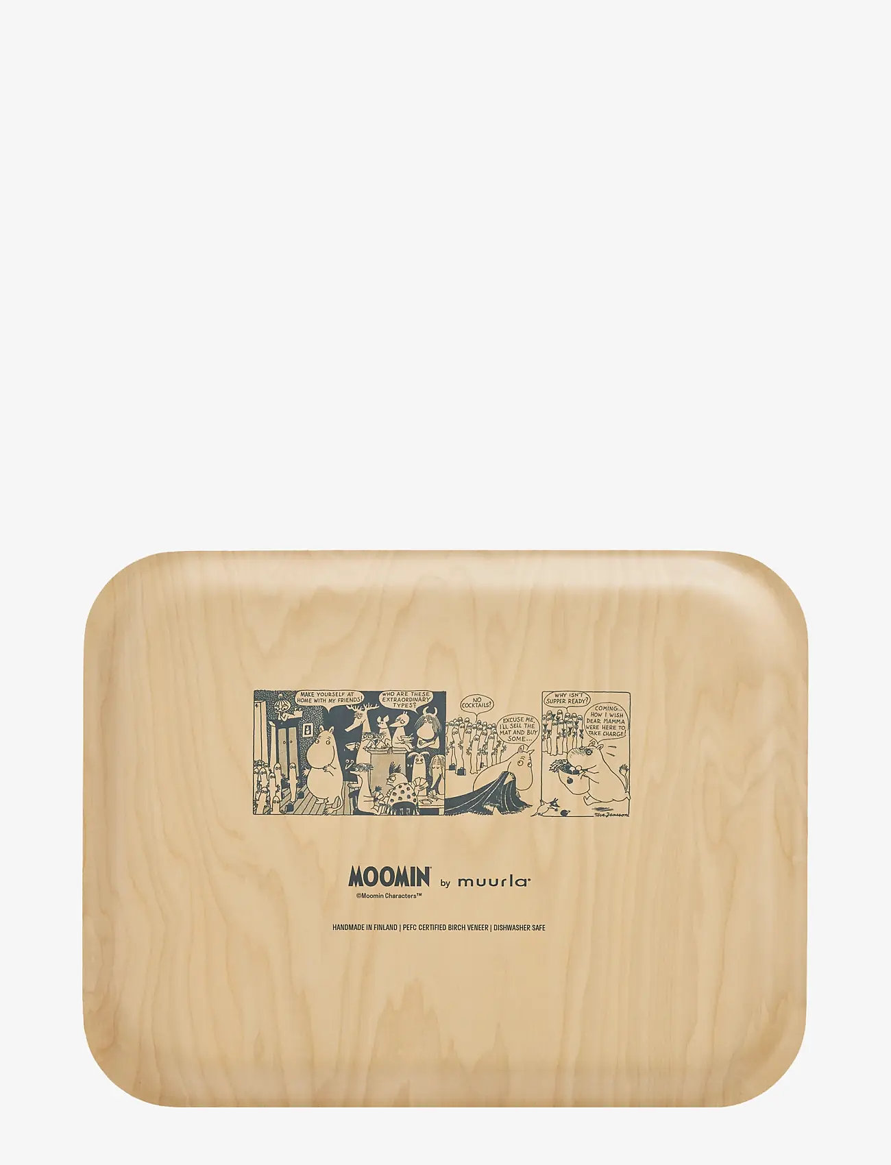 MOOMIN - Tray 36x28cm Room for All - kochen - green - 1