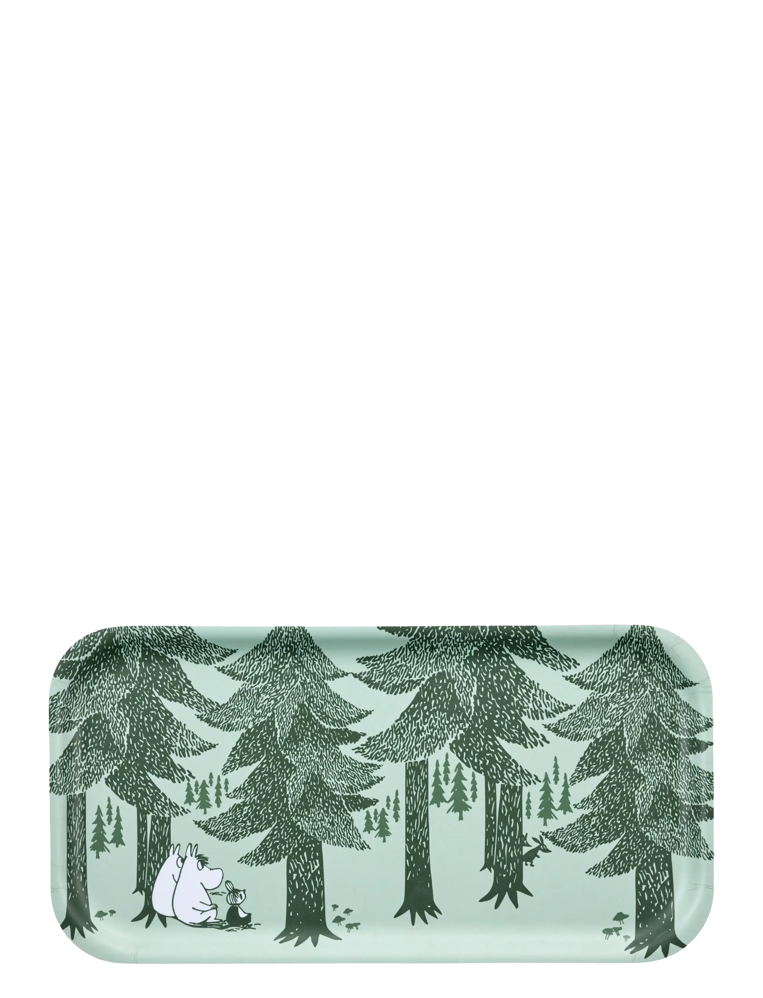 Muurla Moomin tray Forest 43x22cm - Geschirr - GREEN / green