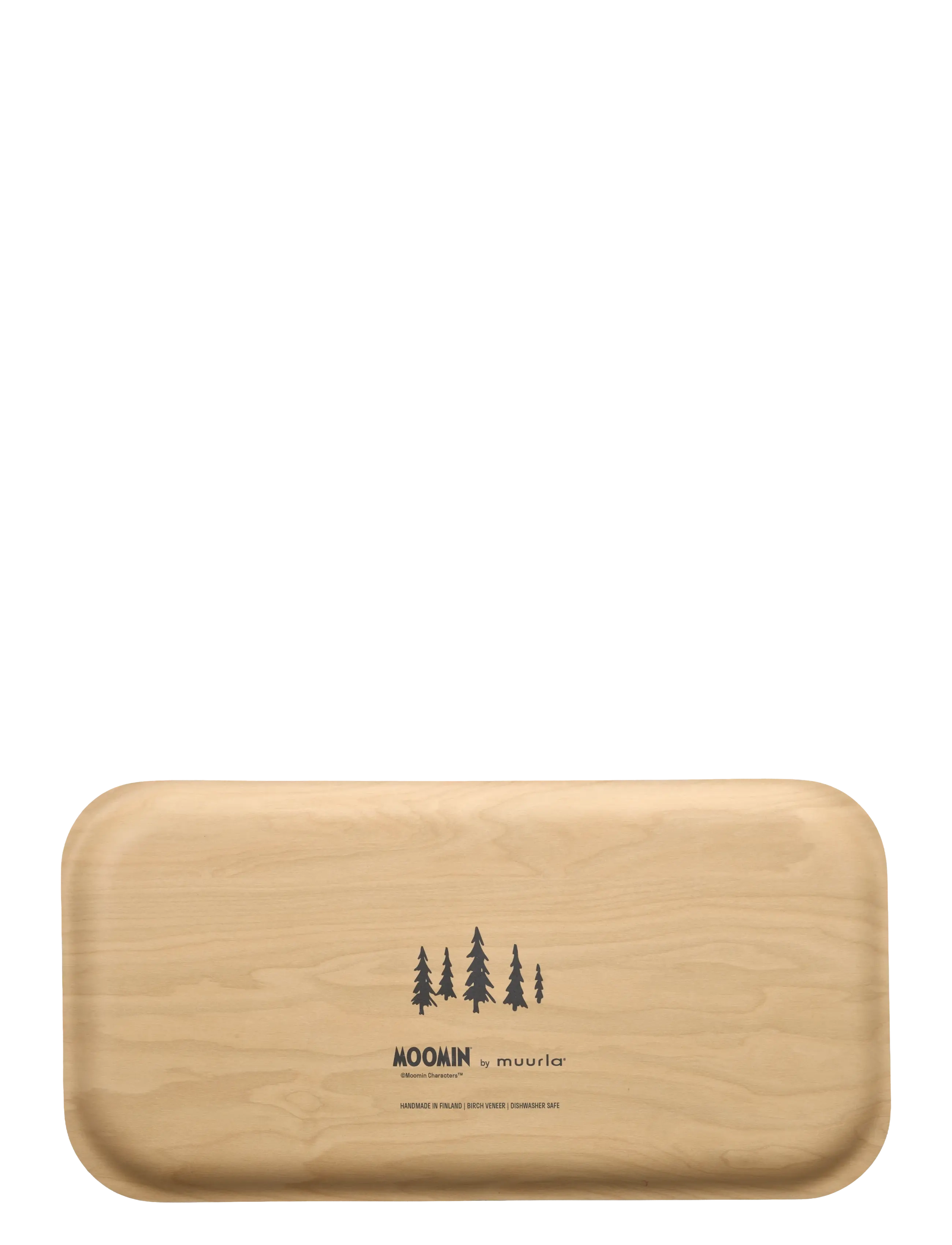 Muurla - Moomin tray Forest 43x22cm - tabletts - green - 2