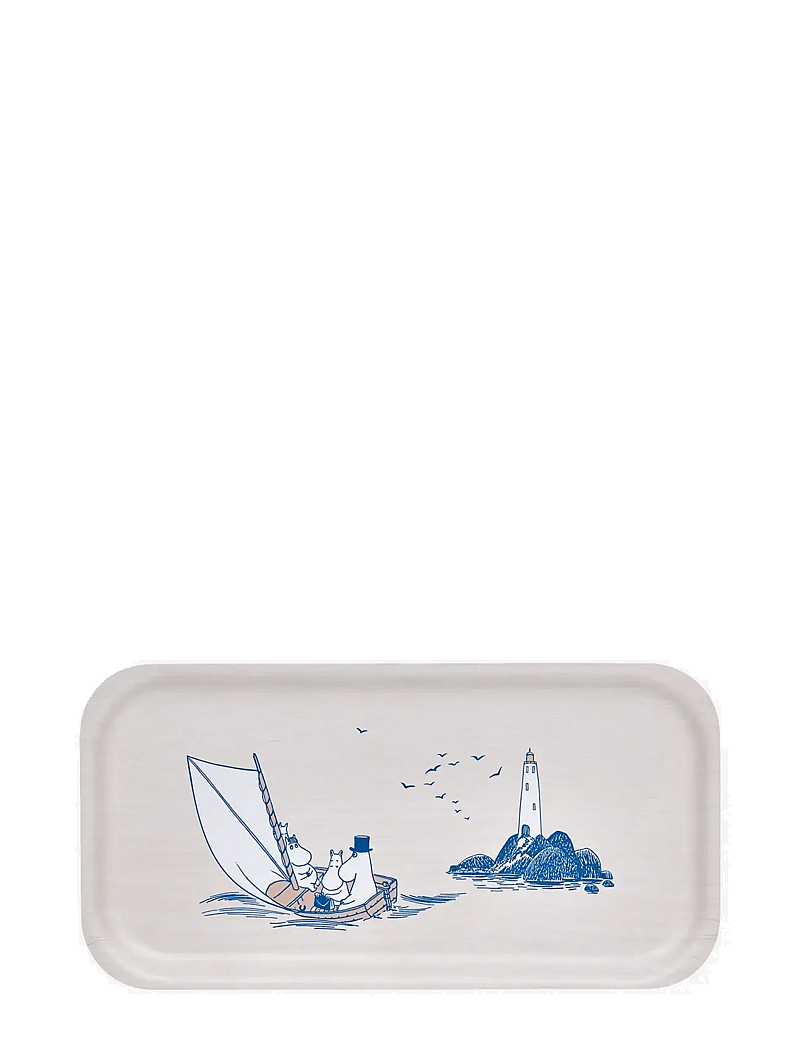 MUMIN - Tray 43x22cm Sailors - madlavning - beige - 0