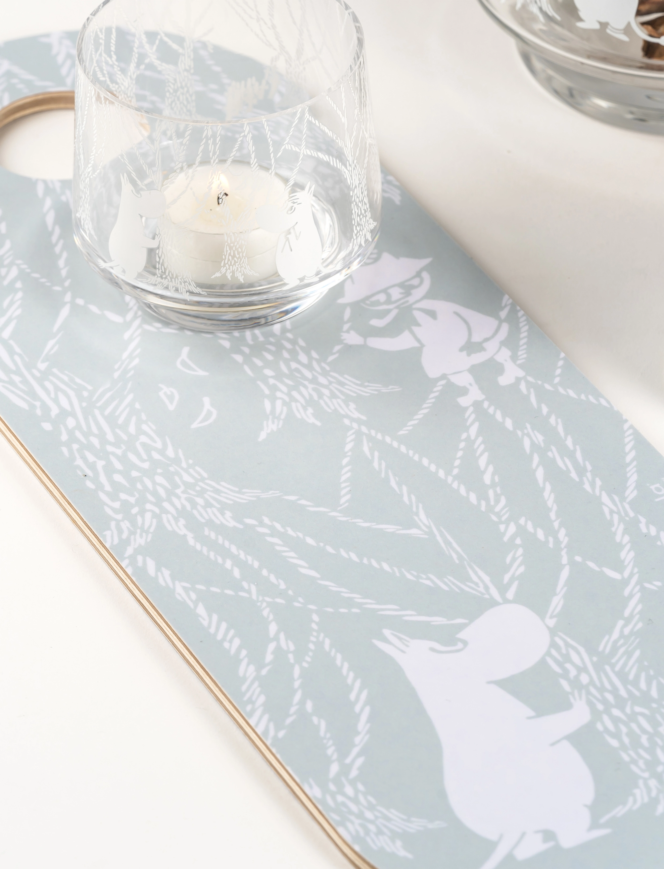 Muurla - Moomin Chop&Serve board In the Woods - green - 1