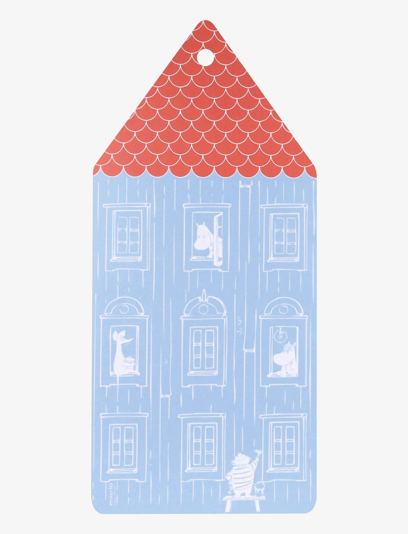 Muurla - Moomin Chop&Serve board Moominhouse - blue - 1