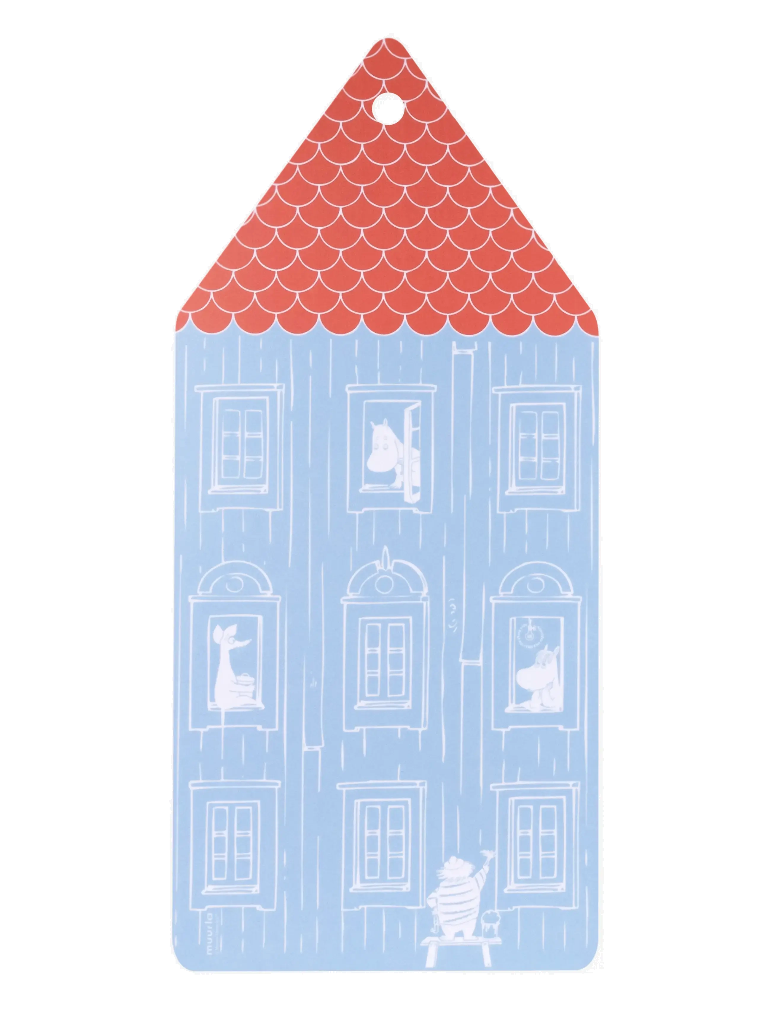Muurla - Moomin Chop&Serve board Moominhouse - blue - 1
