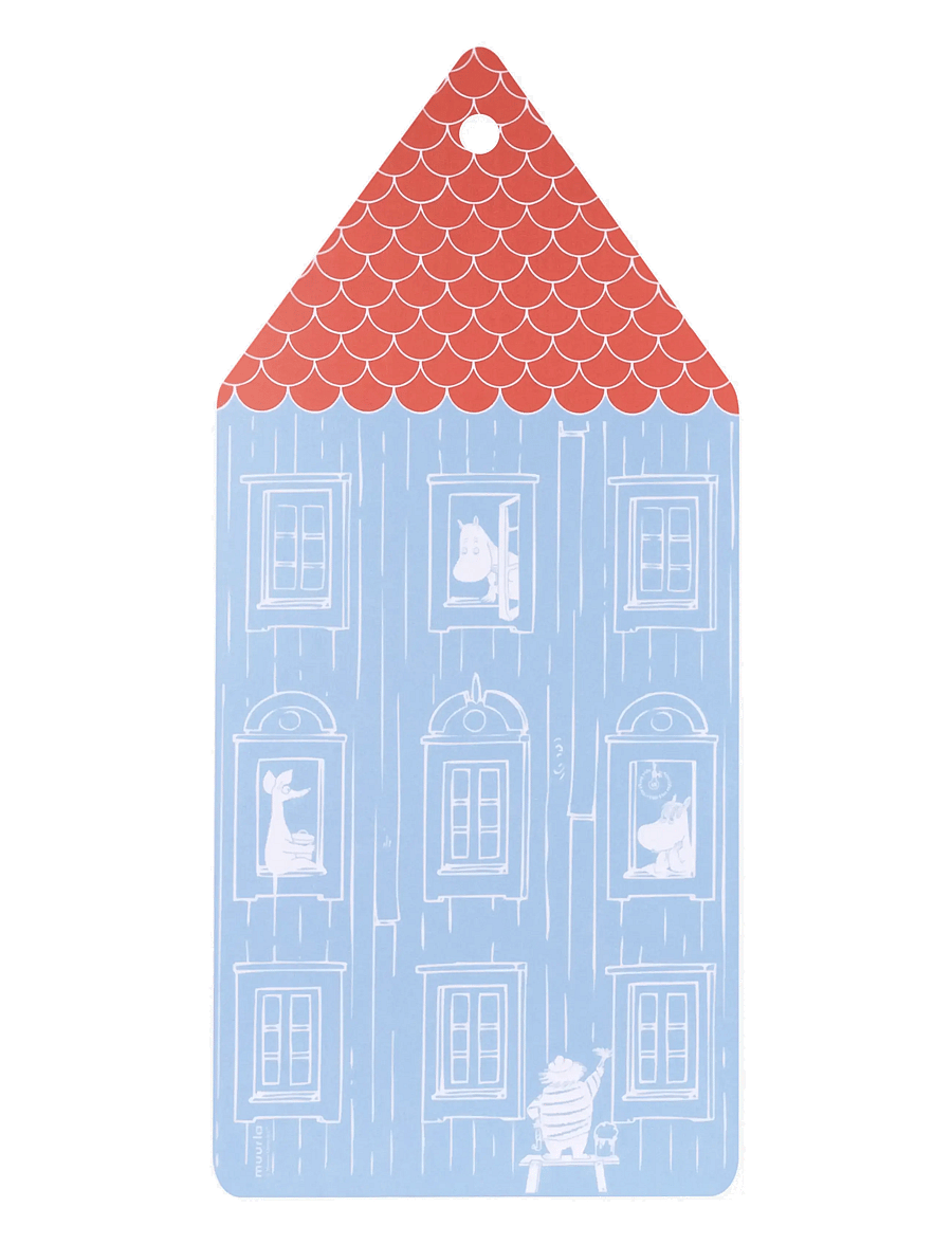 Muurla - Moomin Chop&Serve board Moominhouse - blue - 1