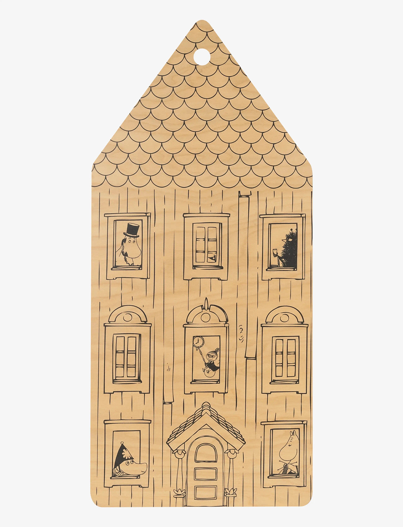 Muurla - Moomin Chop&Serve board Moominhouse - blue - 2